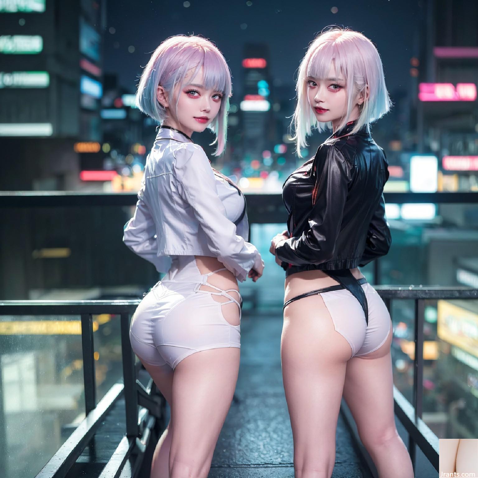 Lucy-cyberpunk2077-2girls