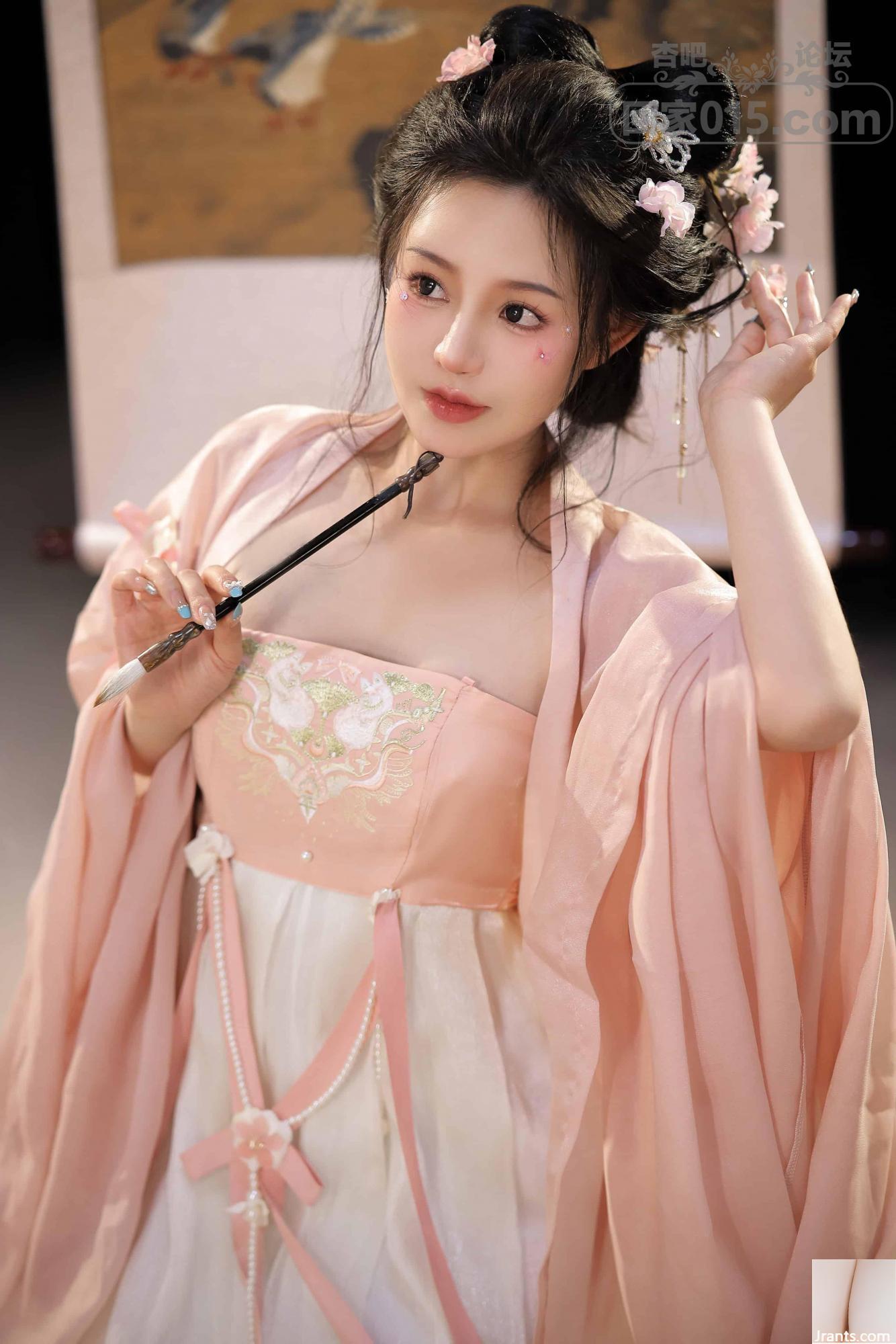 (Tao Nuan Jiang) Le style ancien Hanfu et les vêtements colorés entrent dans mon rêve, un corps parfait et un corps de jade sont aménagés (42P)