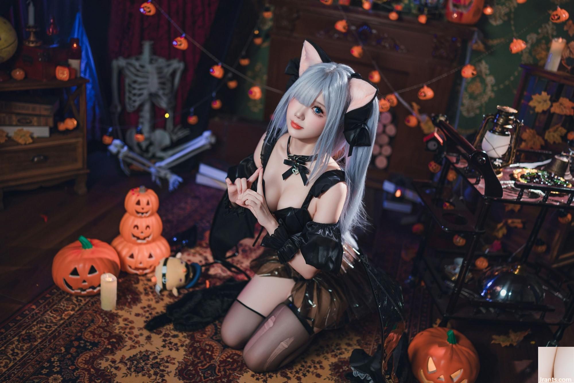 (Coleção online) Welfare girl Xue Qing Astra &#8220;Halloween Janus&#8221; VIP exclusivo (65P)