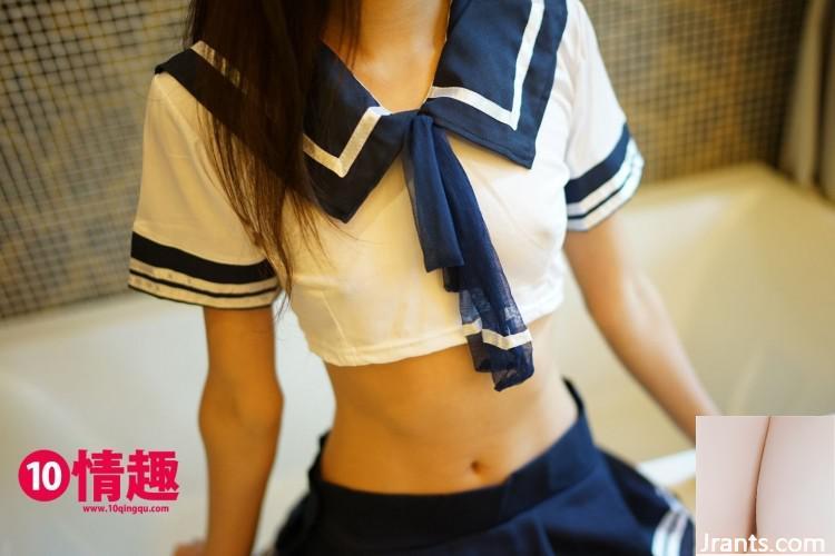 (Rosi Anonymous Foto) 10 Fun Charakter Nr. 014 Sailor Sailor Server Langes Mädchen angehobene Hüften und schöne Beine (39p)