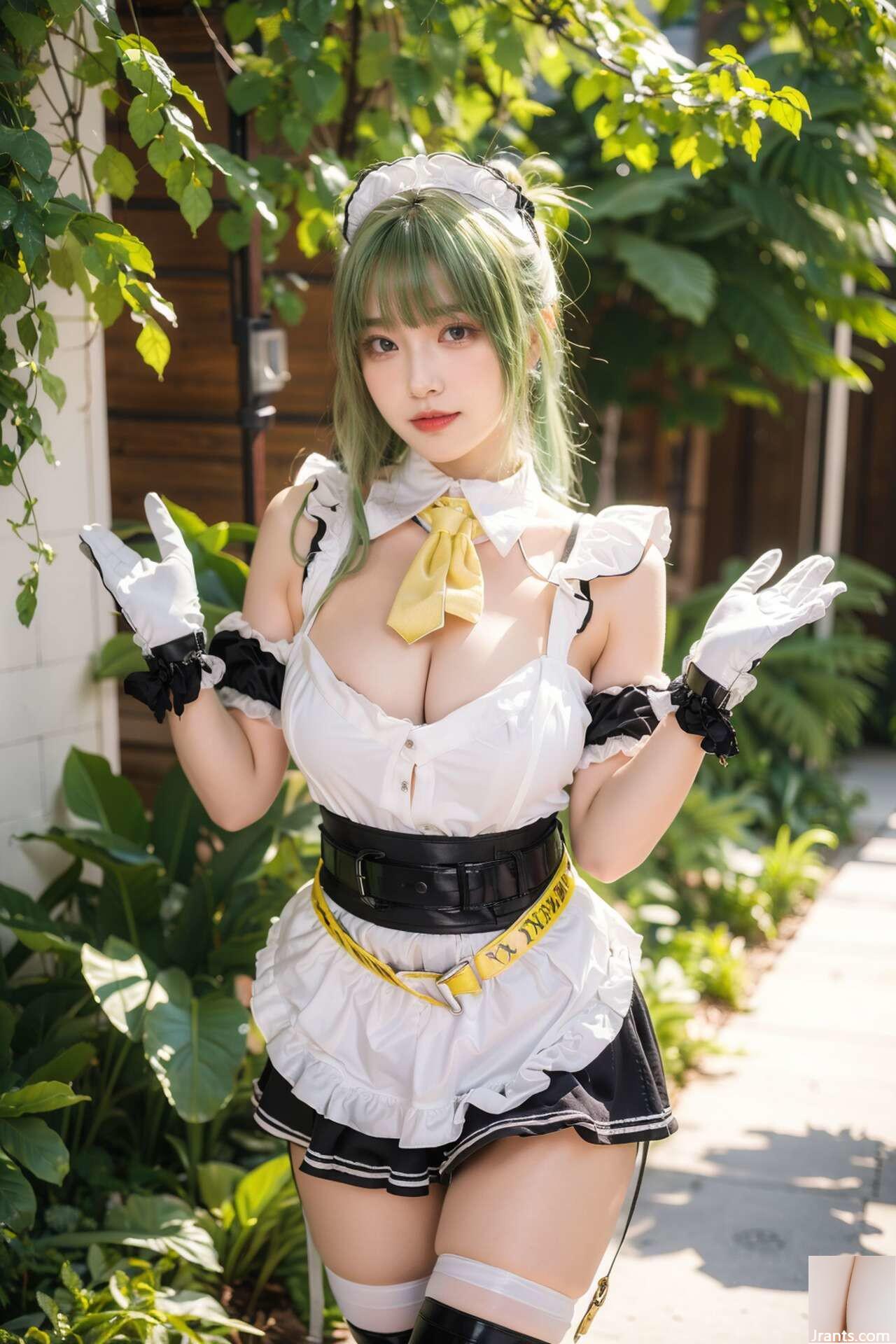 * Patreon* (Laika) Garota com cabelo verde