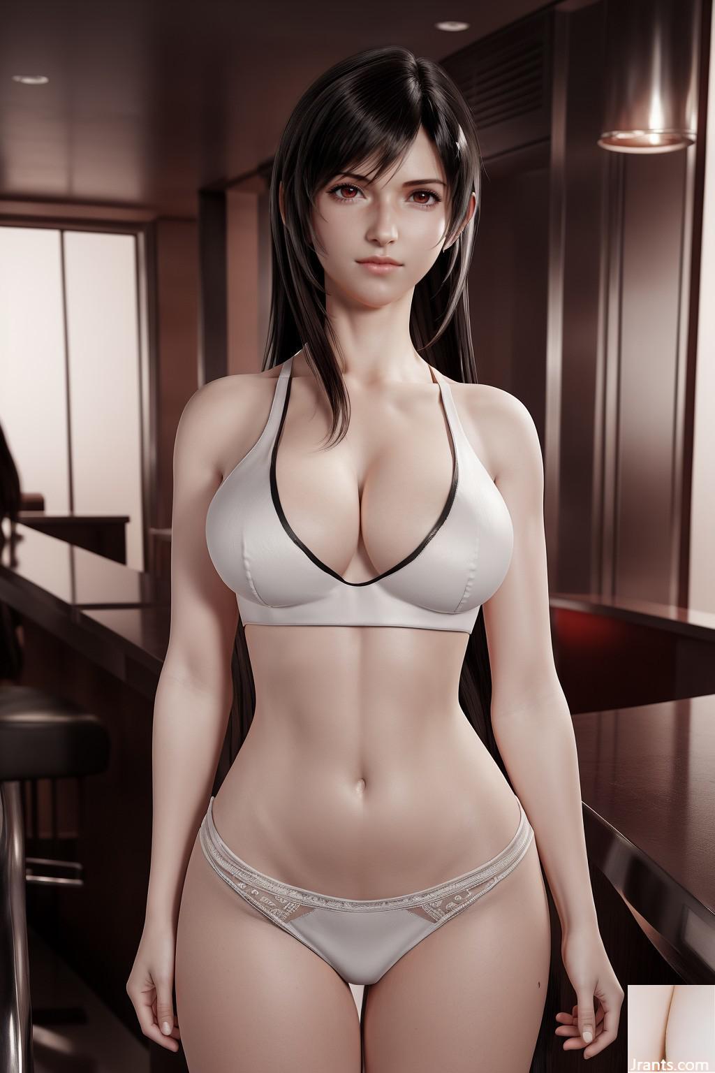 Tifa em roupas íntimas-1