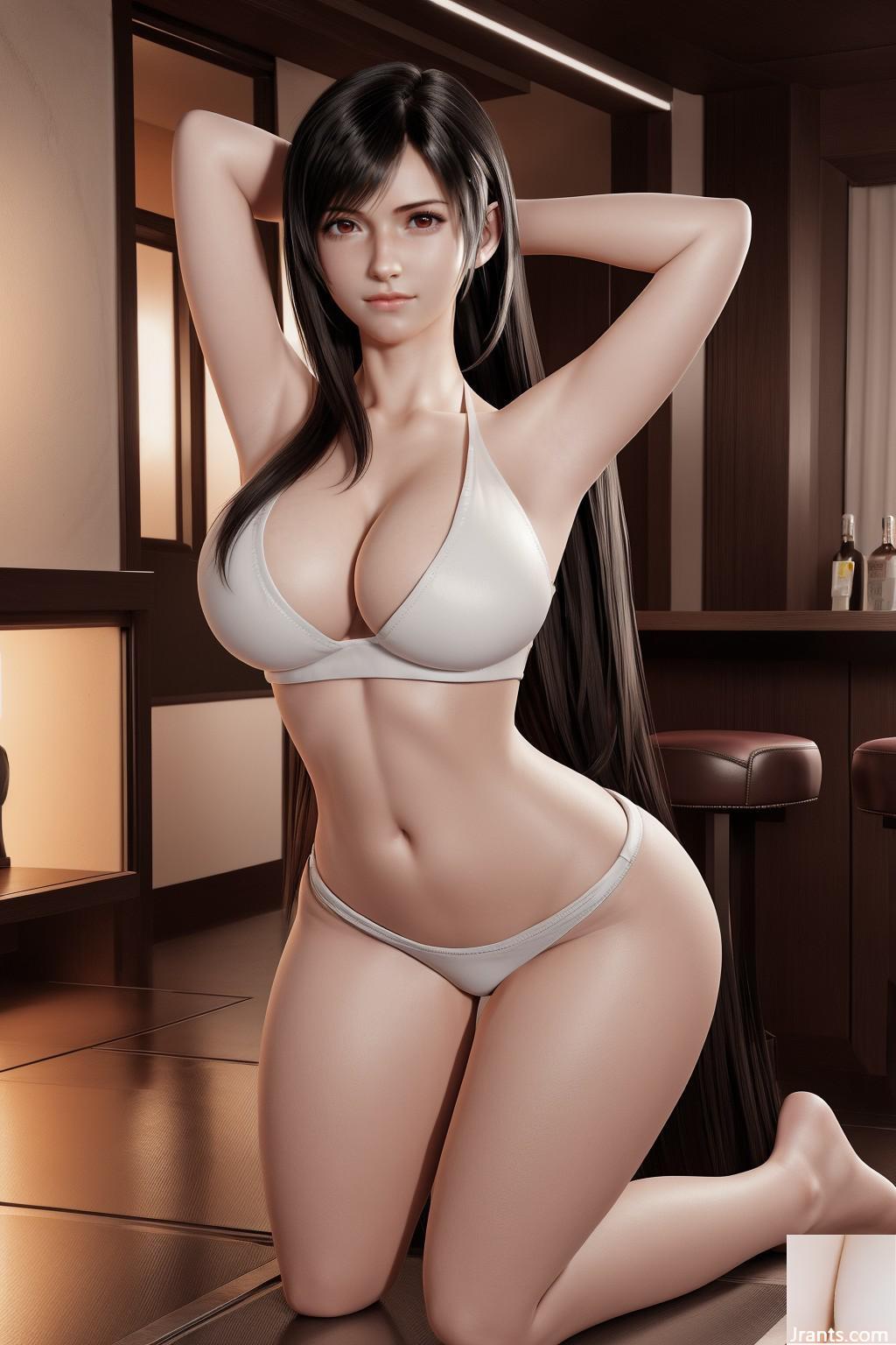 Tifa em roupas íntimas-1