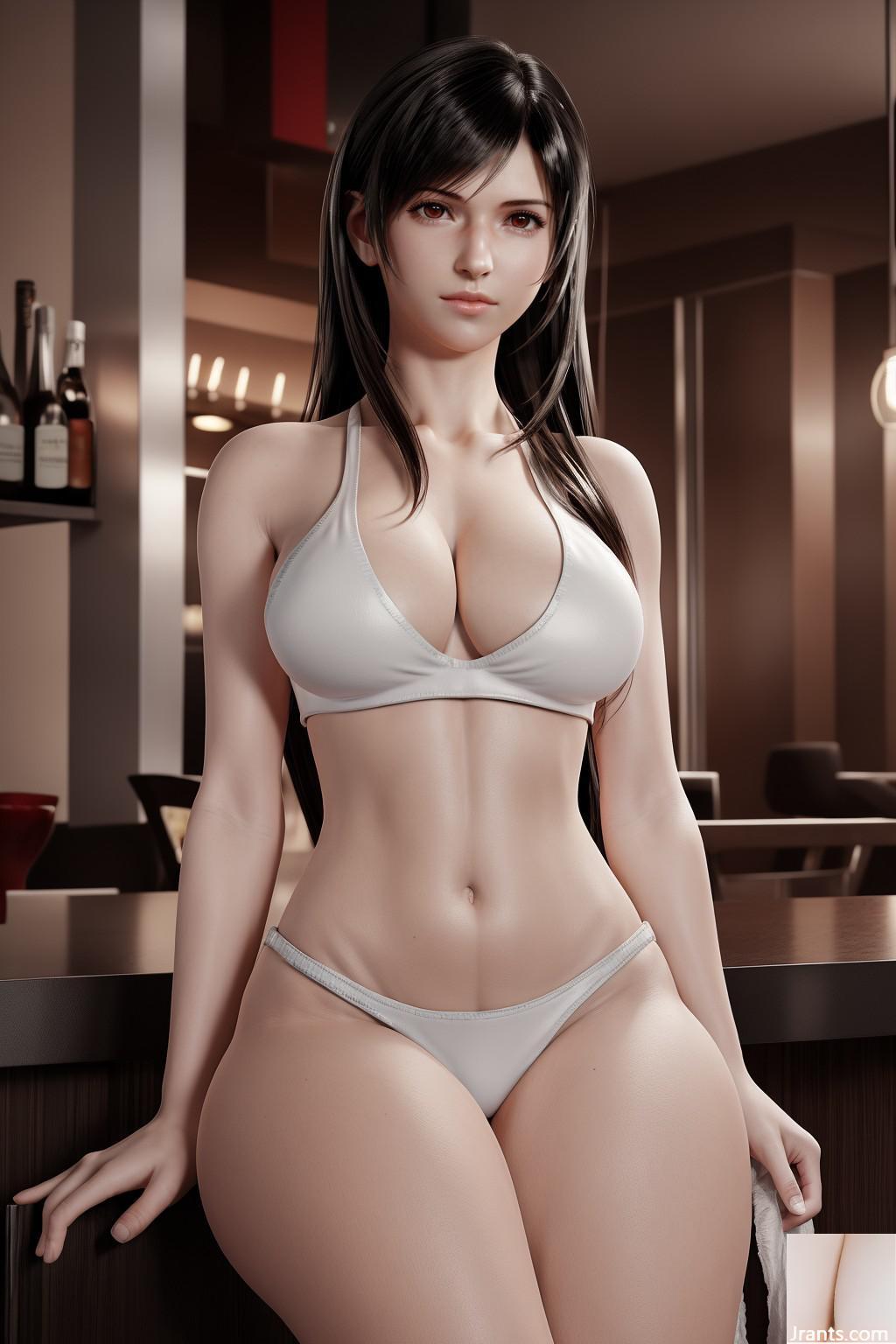 Tifa em roupas íntimas-1