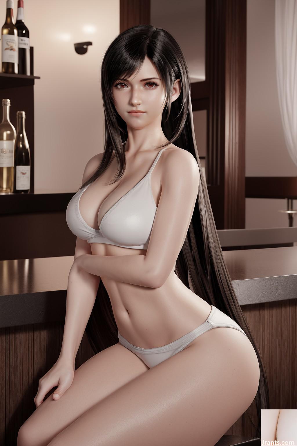 Tifa em roupas íntimas-1