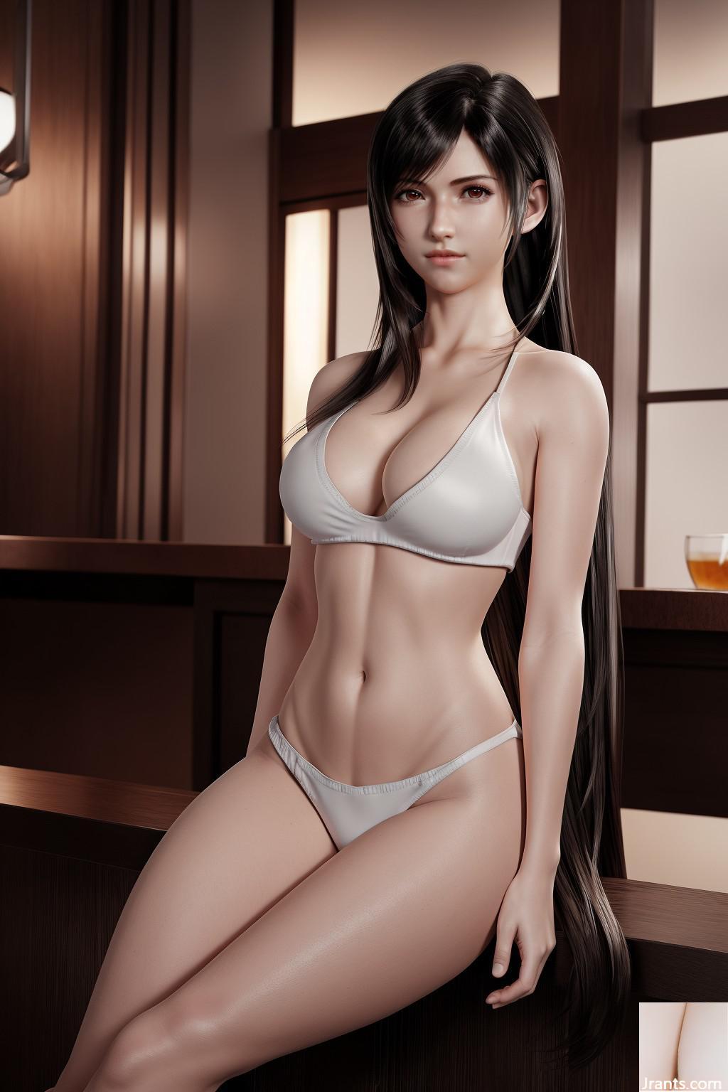 Tifa em roupas íntimas-1