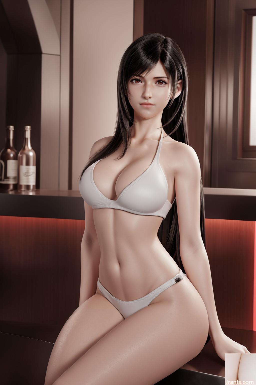 Tifa em roupas íntimas-1