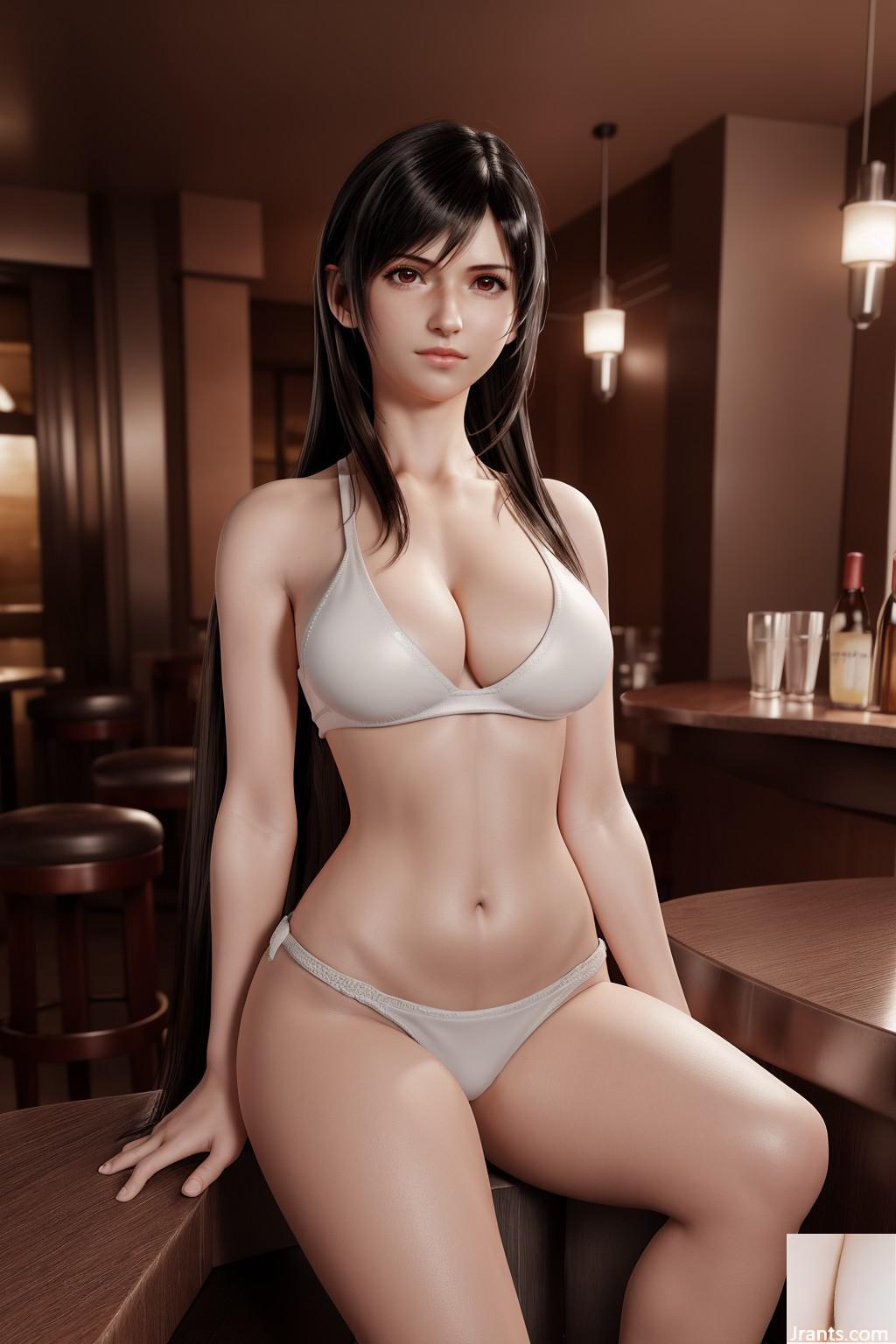 Tifa em roupas íntimas-1