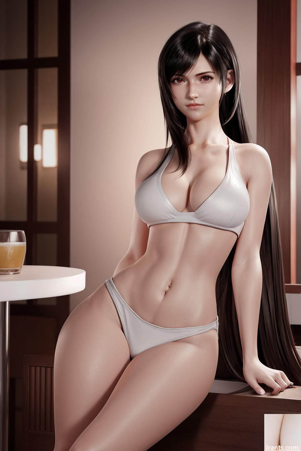 Tifa em roupas íntimas-1