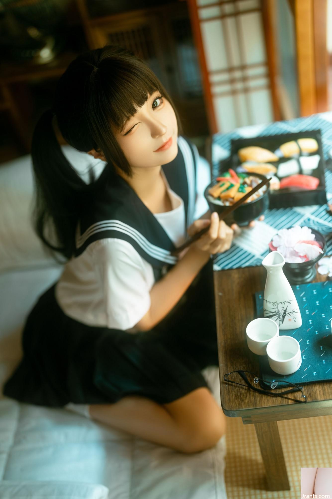 မိုက်မဲ Momo-Home Schoolgirl (21P)