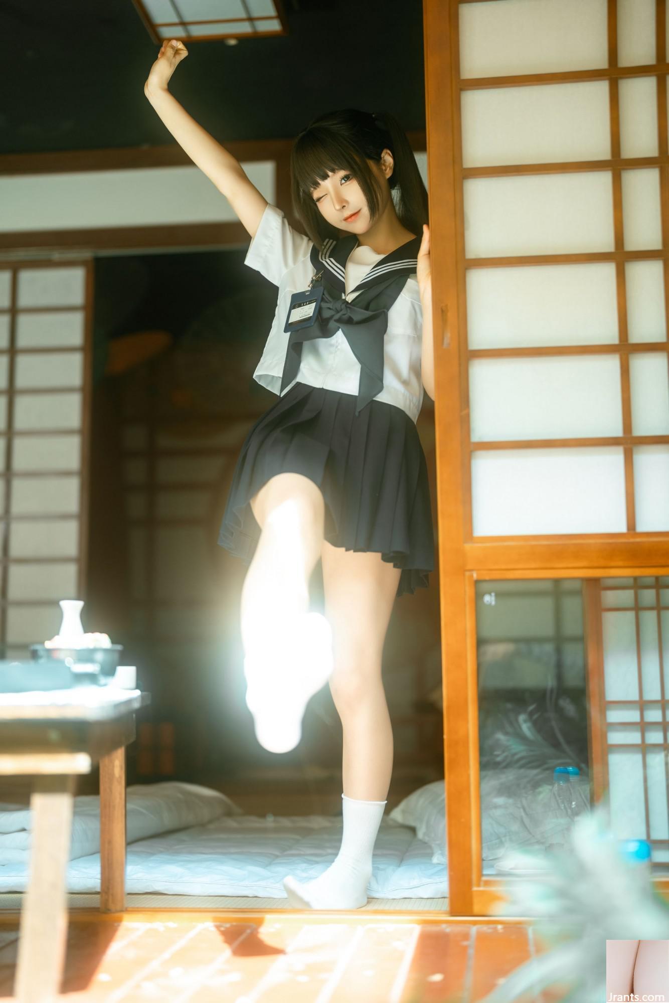 မိုက်မဲ Momo-Home Schoolgirl (21P)