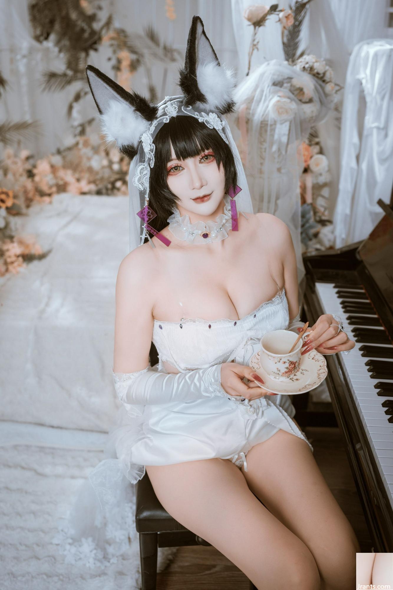 (Collezione online)  Welfare Girl Rabbit Pangpang Min &#8220;Mushashi Flower Marriage&#8221; VIP Exclusive (43p)