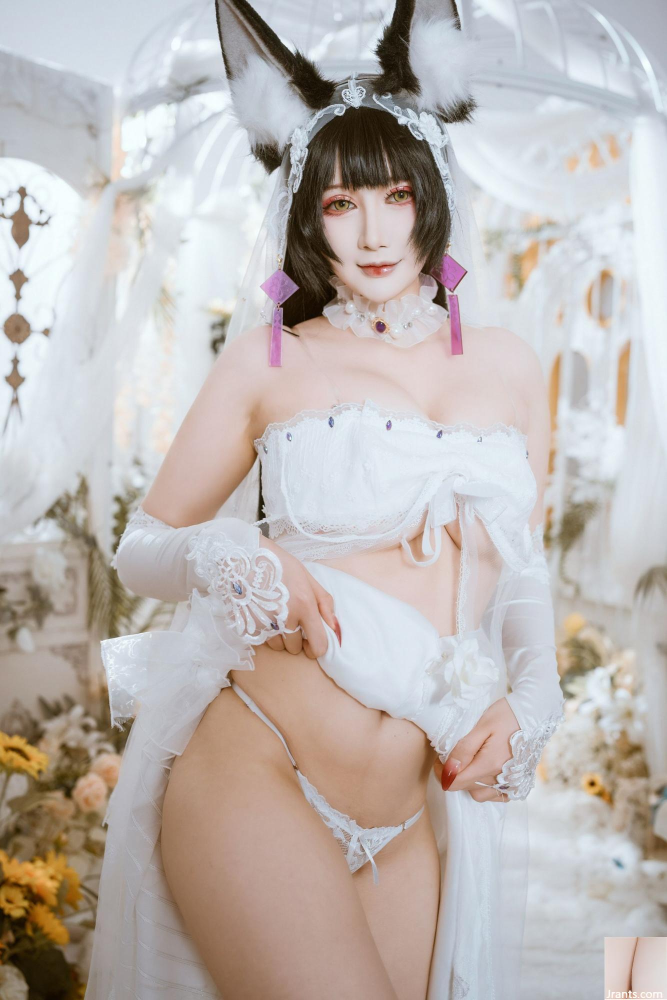 (Collezione online)  Welfare Girl Rabbit Pangpang Min &#8220;Mushashi Flower Marriage&#8221; VIP Exclusive (43p)