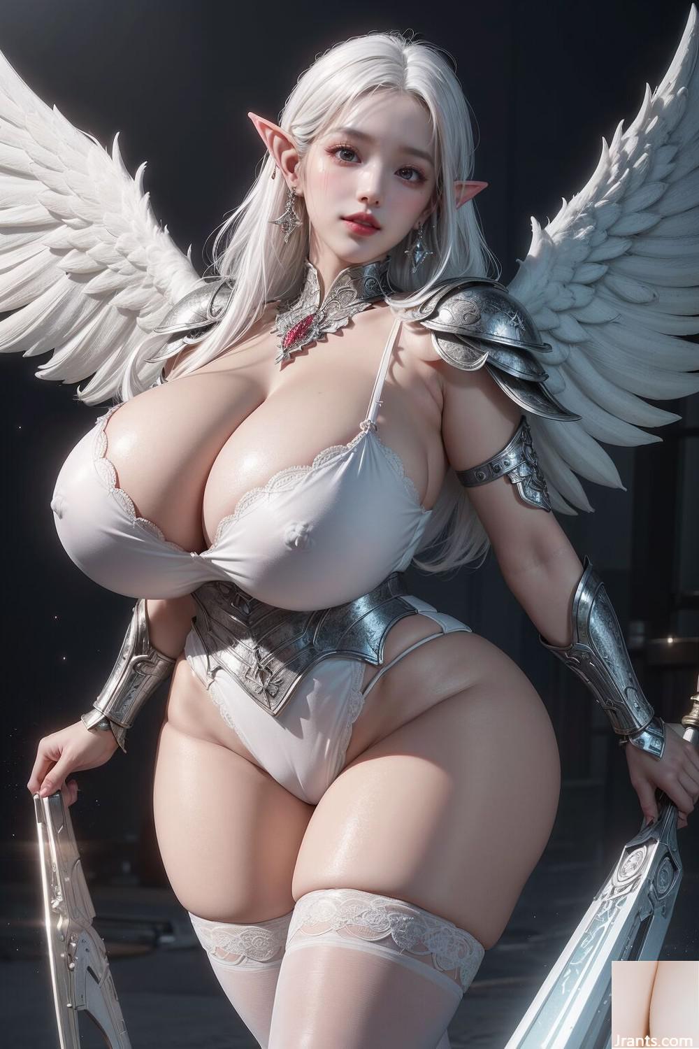 ★ Patreon ★ (kaiysx) Valkyrie, разоблачая грудь 4