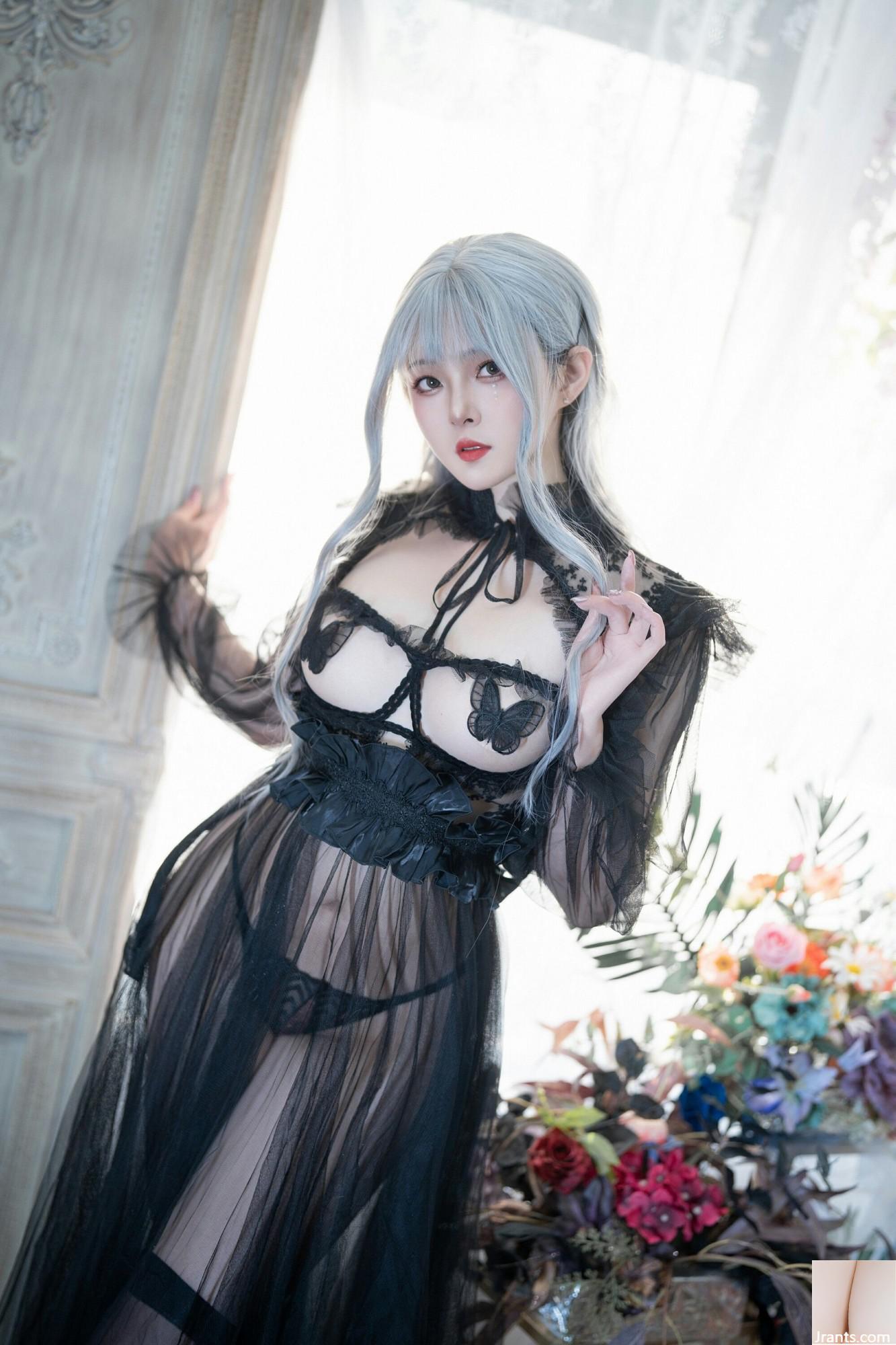 (Collection en ligne) Fille du bien-être Xia Xiazi « Black Butterfly » VIP Exclusive (65p)