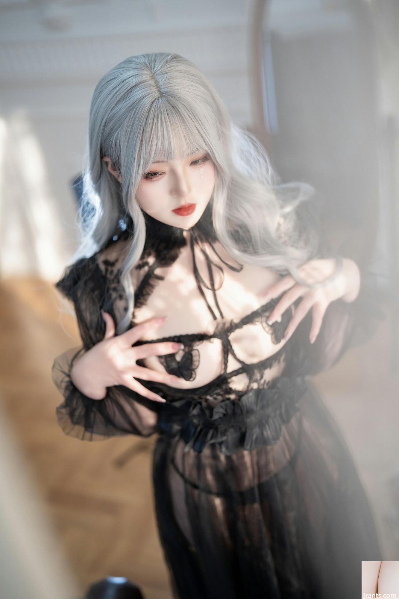 (Collection en ligne) Fille du bien-être Xia Xiazi « Black Butterfly » VIP Exclusive (65p)