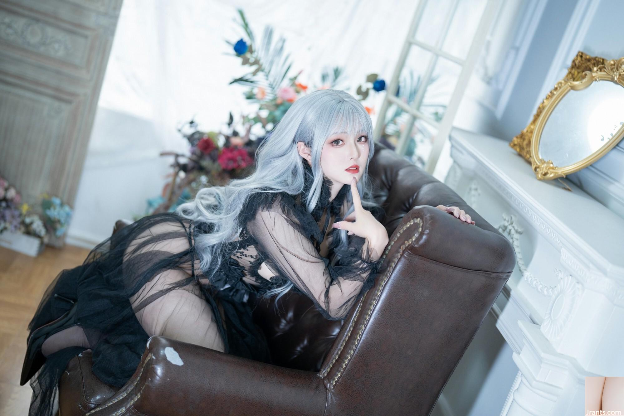 (Collection en ligne) Fille du bien-être Xia Xiazi « Black Butterfly » VIP Exclusive (65p)