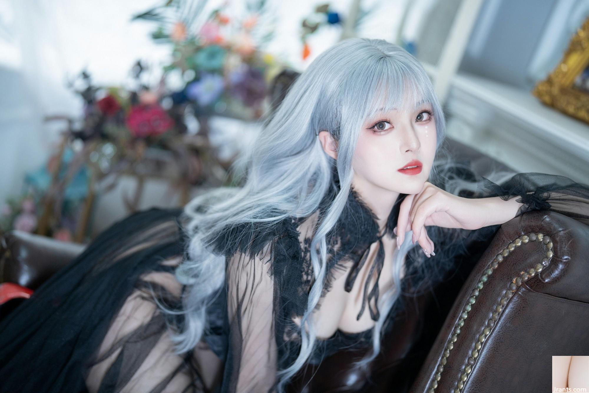 (Collection en ligne) Fille du bien-être Xia Xiazi « Black Butterfly » VIP Exclusive (65p)