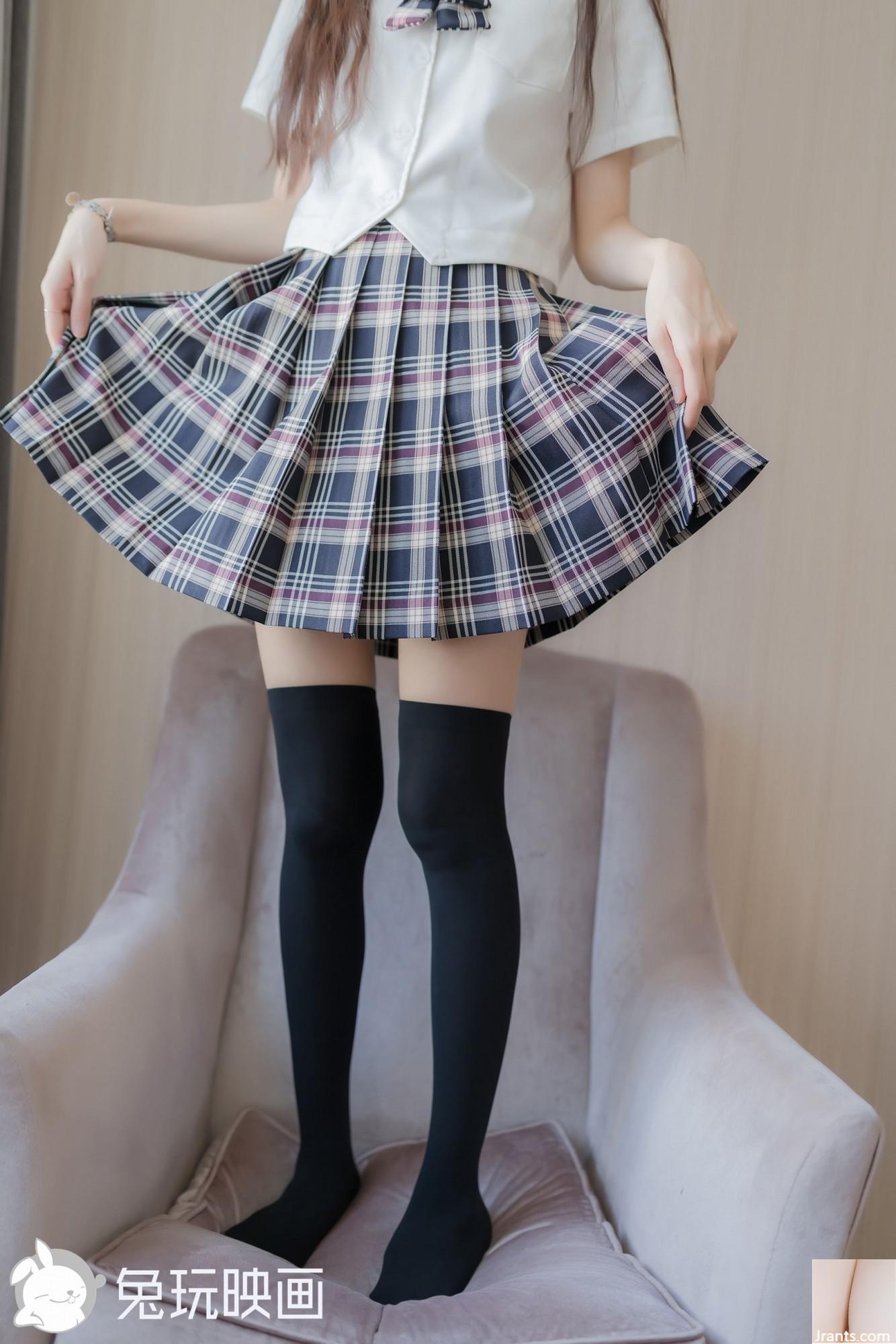 (Rabbit Play Movie) &#8211; Student Skirt Black Stockings Absolute Field (40p)