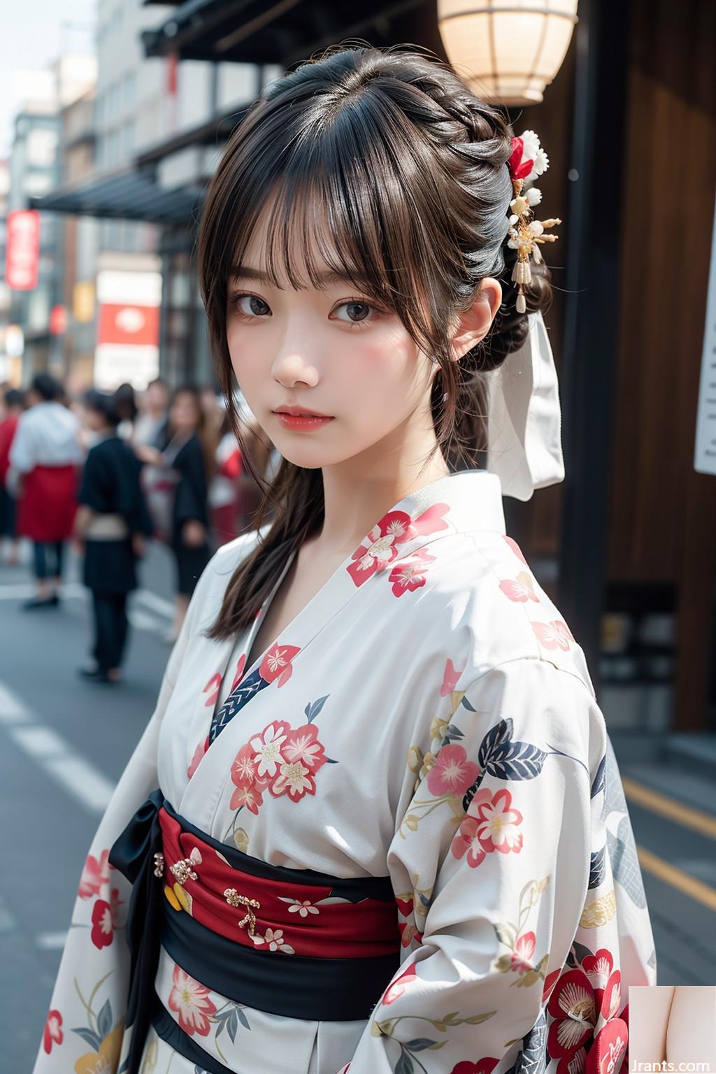 سال نو مبارک (برهنه با کپی رایت _japan_kimono_nude)