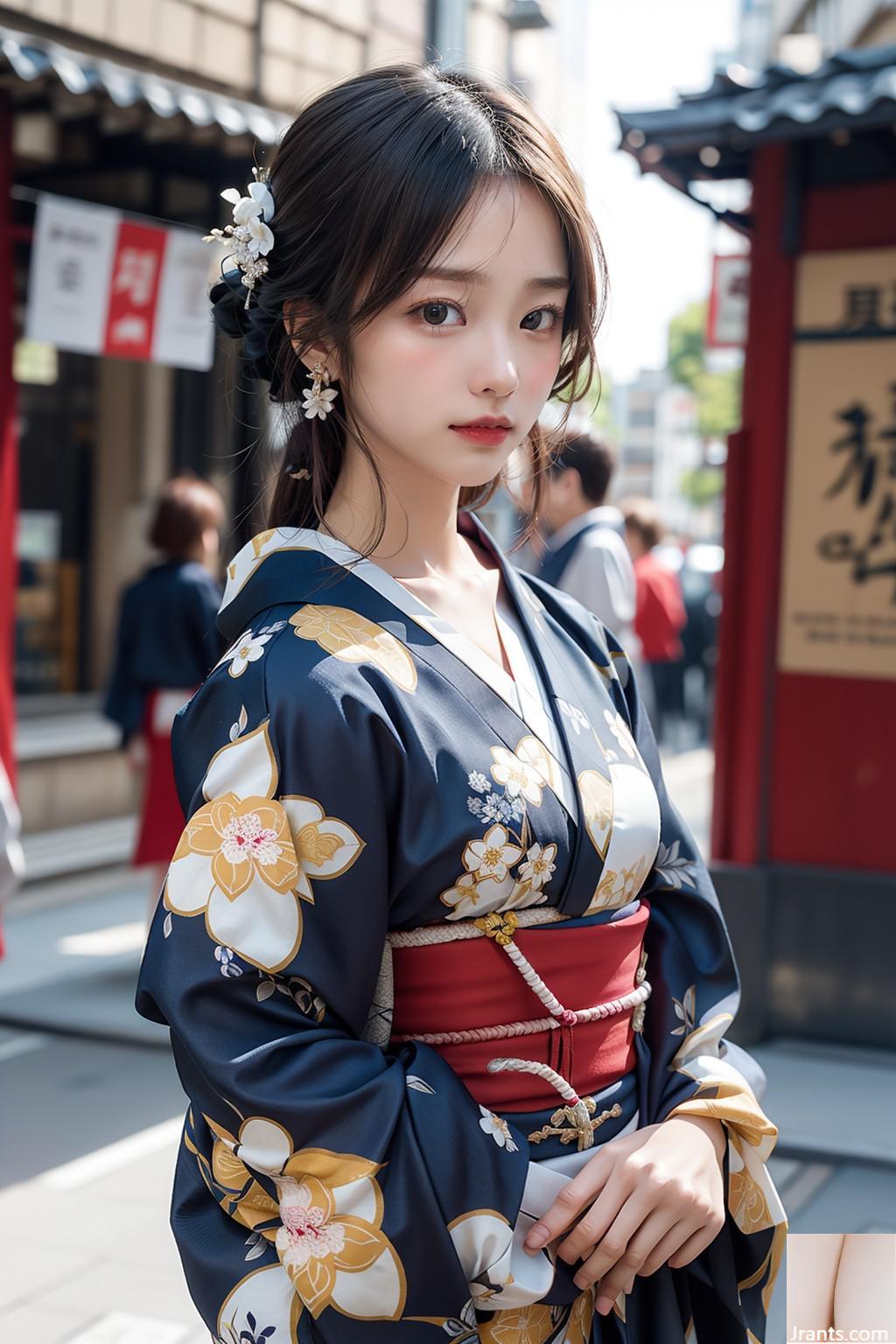 سال نو مبارک (برهنه با کپی رایت _japan_kimono_nude)