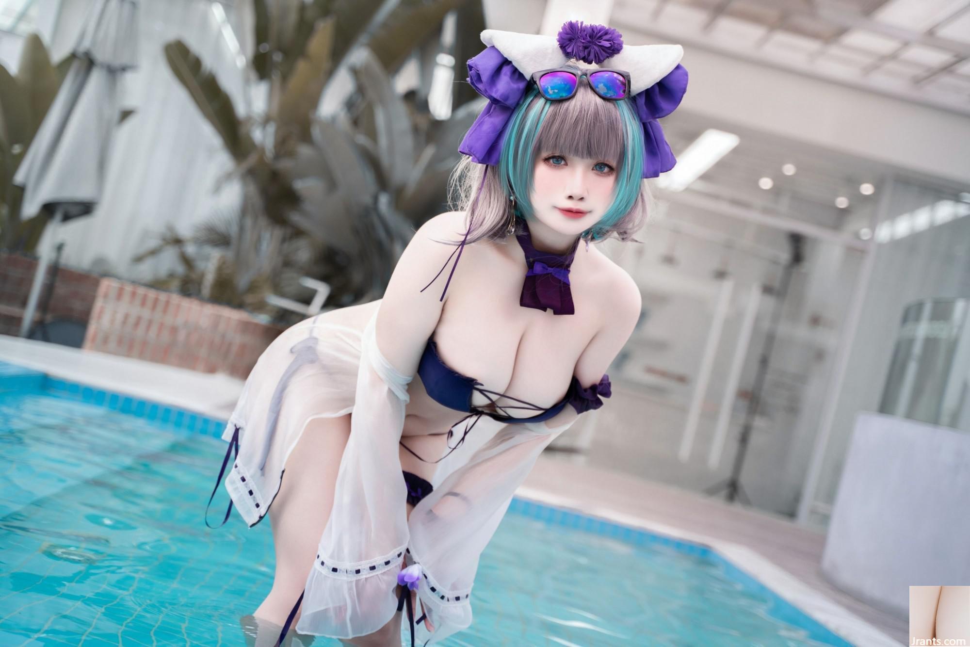 (Collezione online)  Welfare Girl Sadako Peach &#8220;Cheshire Swimsuit&#8221; VIP Exclusive (64p)