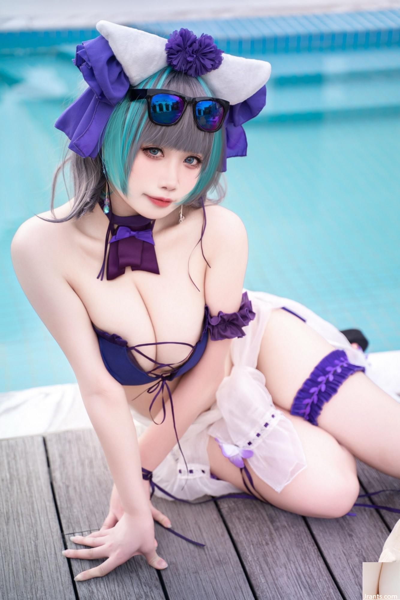 (Collection sur Internet) Girl de bien-être Sadako Peach « Cheshire Swimsuit » VIP Exclusive (64p)