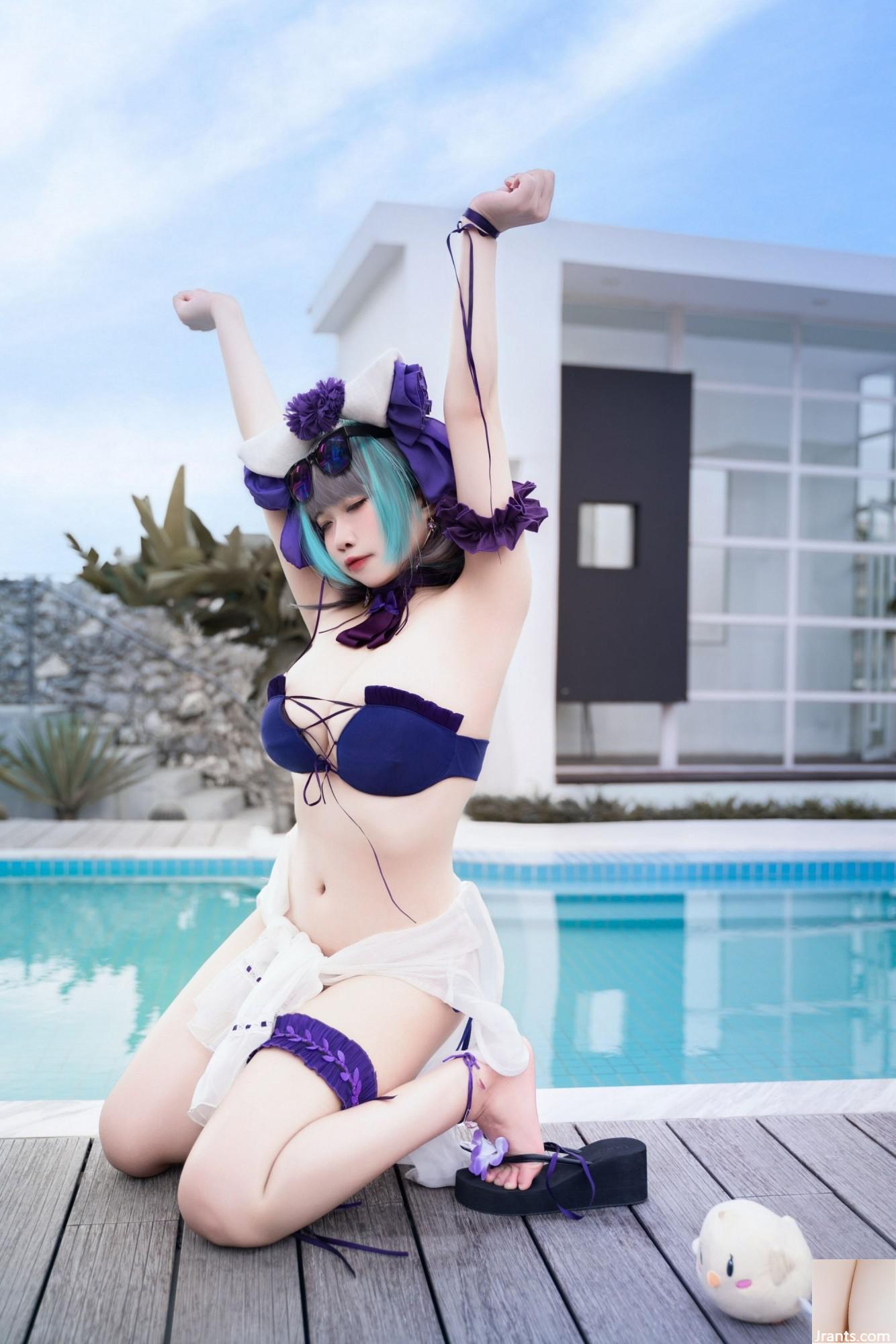 (Collection sur Internet) Girl de bien-être Sadako Peach « Cheshire Swimsuit » VIP Exclusive (64p)