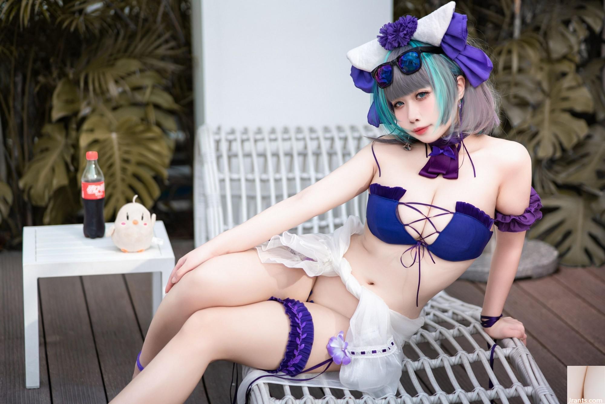 (Collezione online)  Welfare Girl Sadako Peach &#8220;Cheshire Swimsuit&#8221; VIP Exclusive (64p)