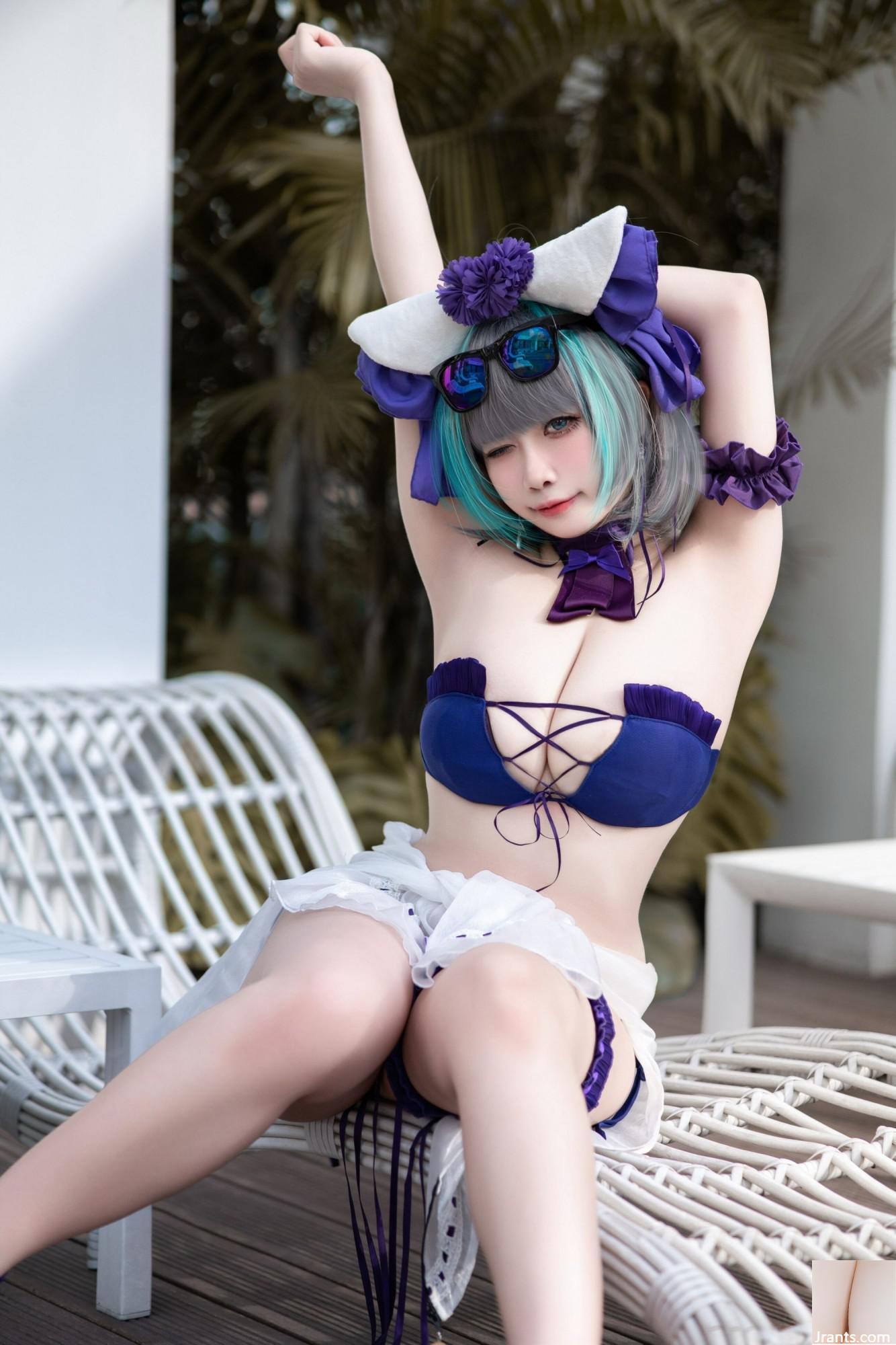 (Collection sur Internet) Girl de bien-être Sadako Peach « Cheshire Swimsuit » VIP Exclusive (64p)