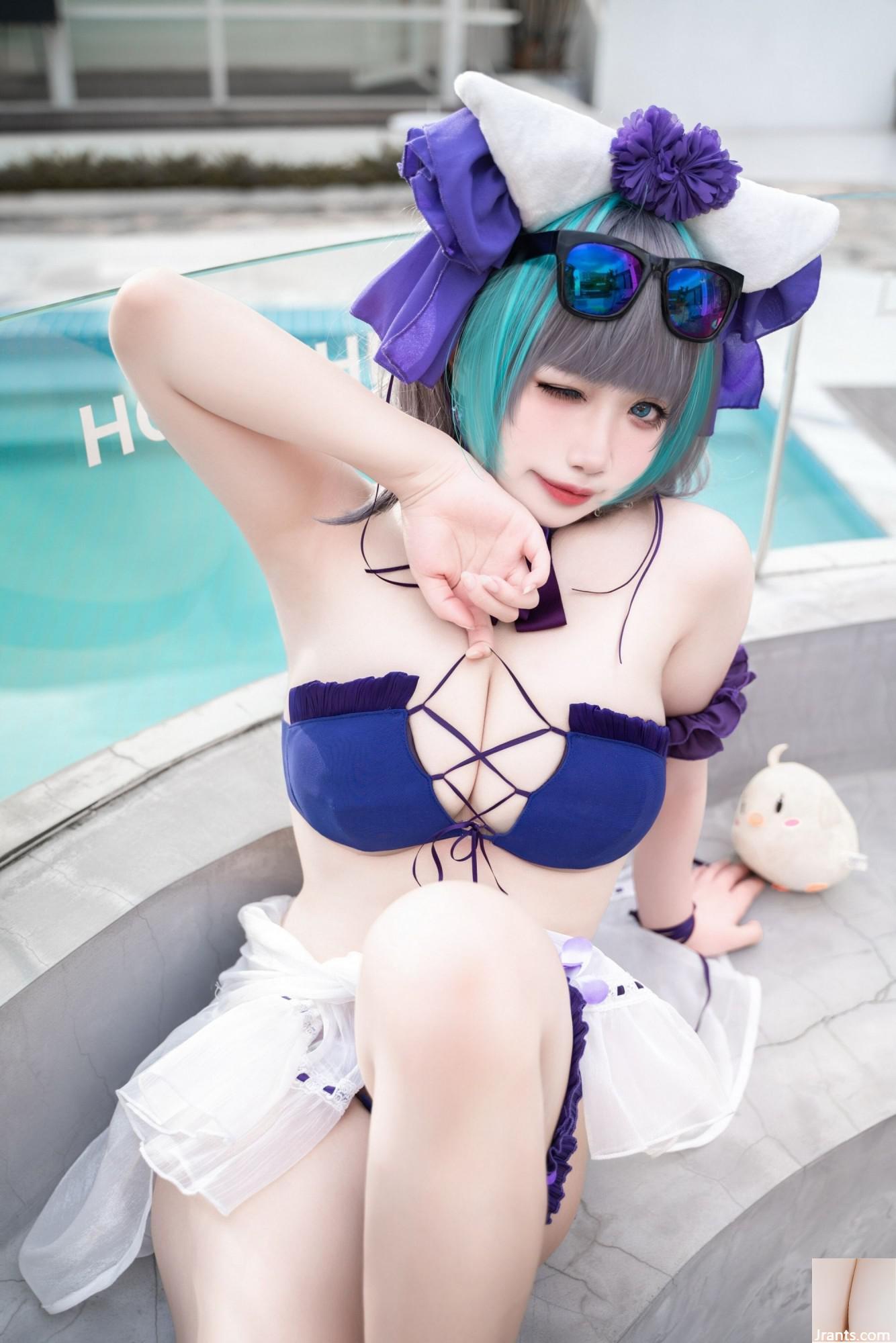 (Collection sur Internet) Girl de bien-être Sadako Peach « Cheshire Swimsuit » VIP Exclusive (64p)