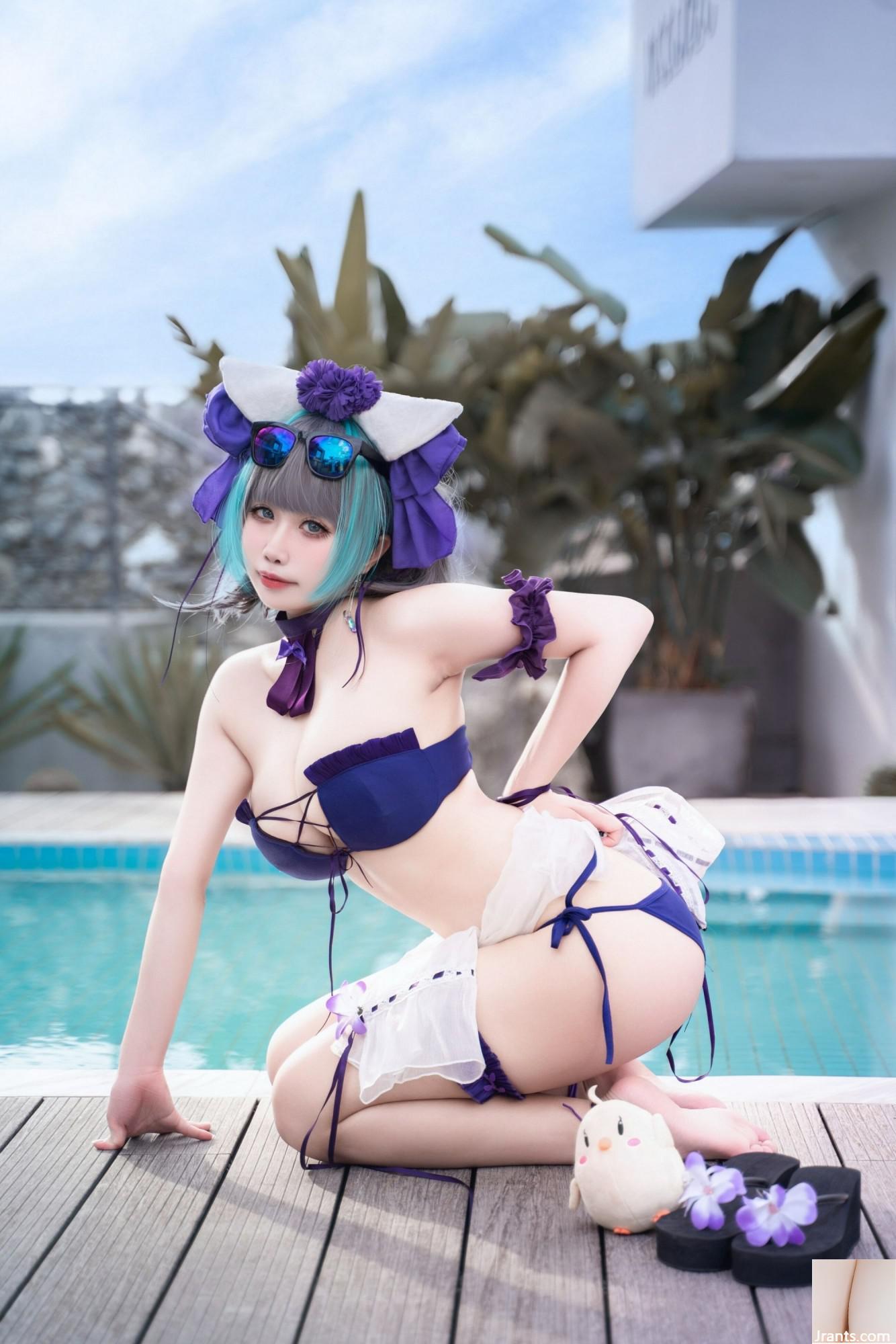 (Collection sur Internet) Girl de bien-être Sadako Peach « Cheshire Swimsuit » VIP Exclusive (64p)