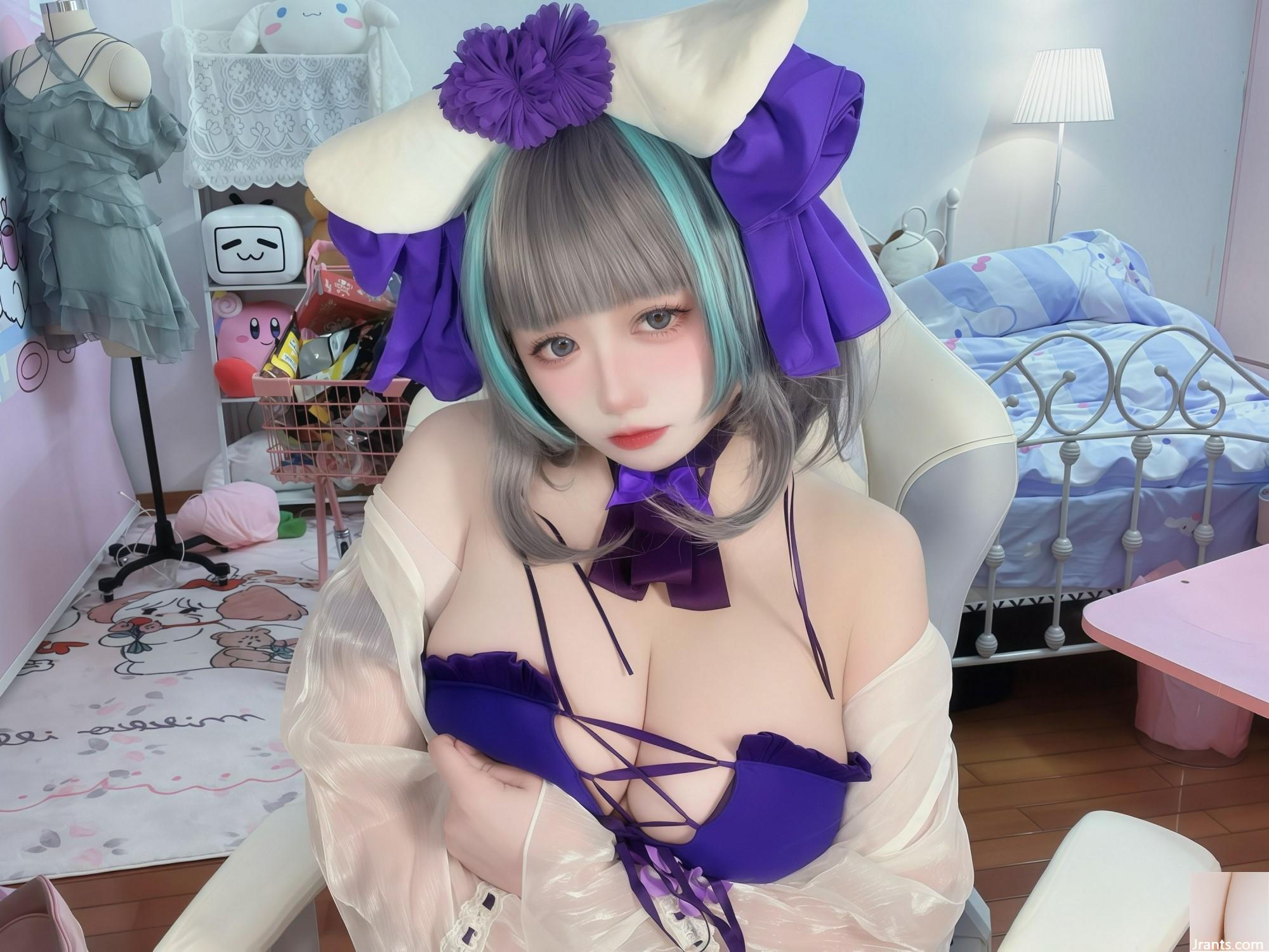 (مجموعه در اینترنت) دختر رفاهی Sadako Peach &#8220;Cheshire Swimsuit&#8221; VIP Exclusive (64p)