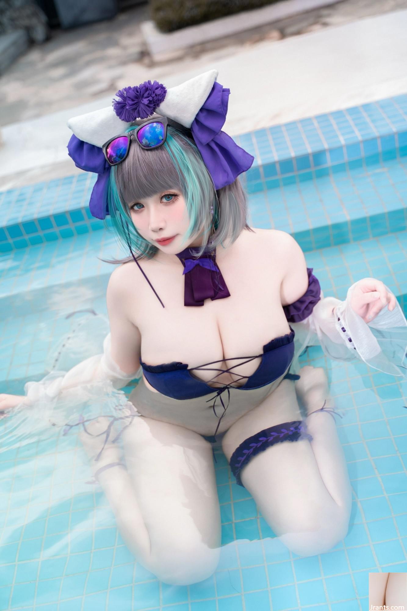 (Collection sur Internet) Girl de bien-être Sadako Peach « Cheshire Swimsuit » VIP Exclusive (64p)