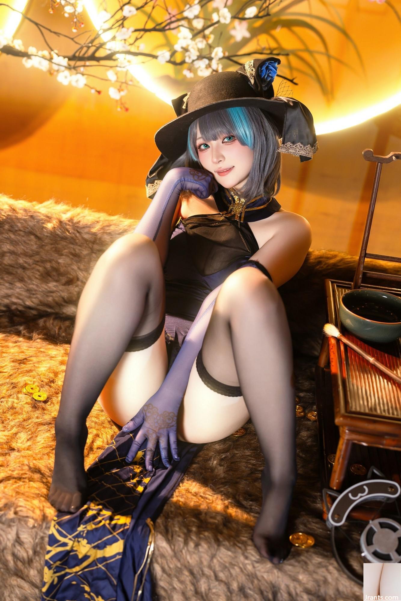 (Collezione online)  Welfare Girl &#8220;Golden Cat Head&#8221; di Yuyu esclusiva VIP (63p)