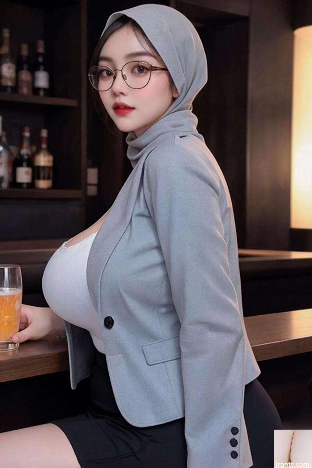 Hijab au bar