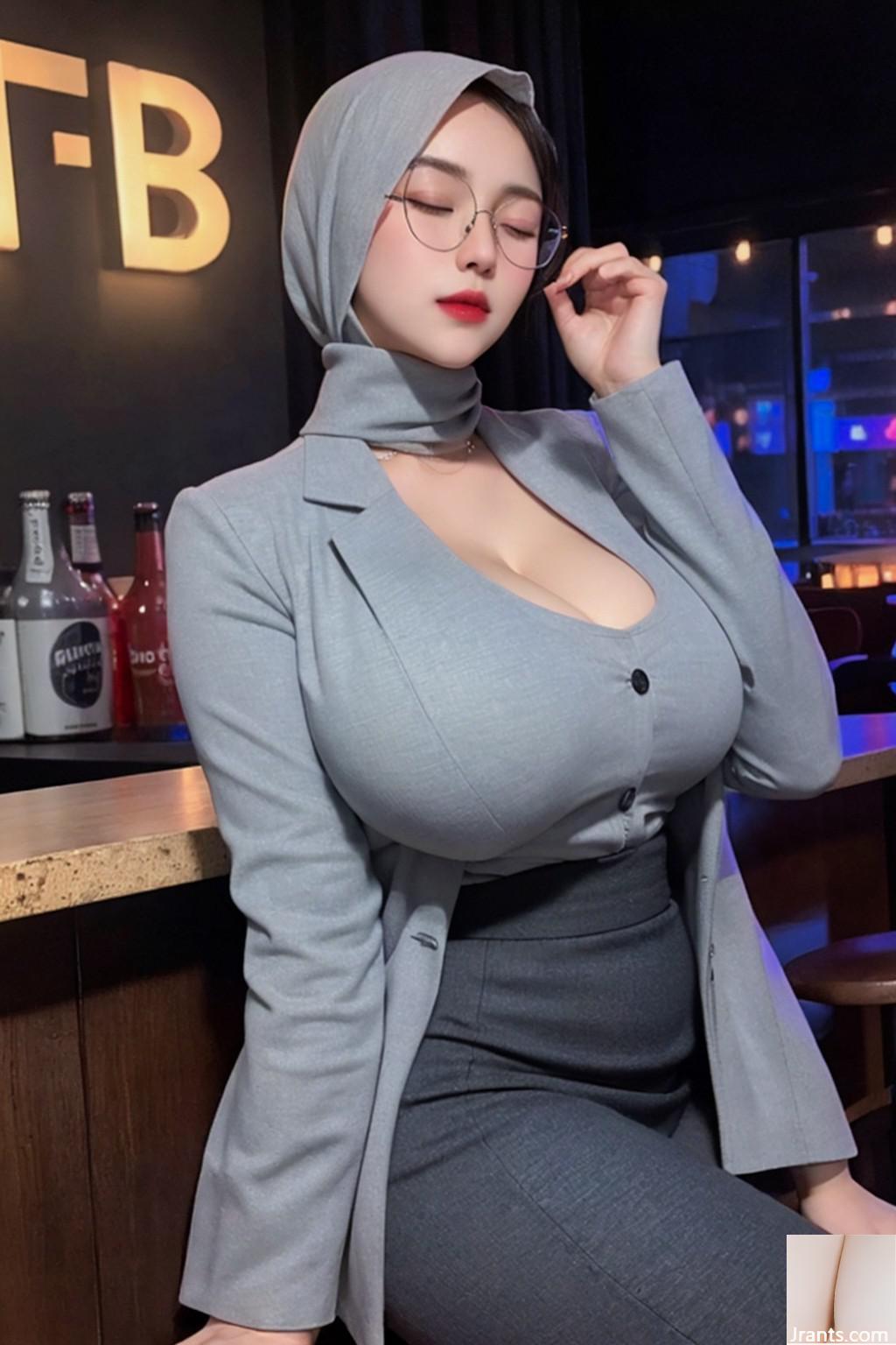 Hijab au bar