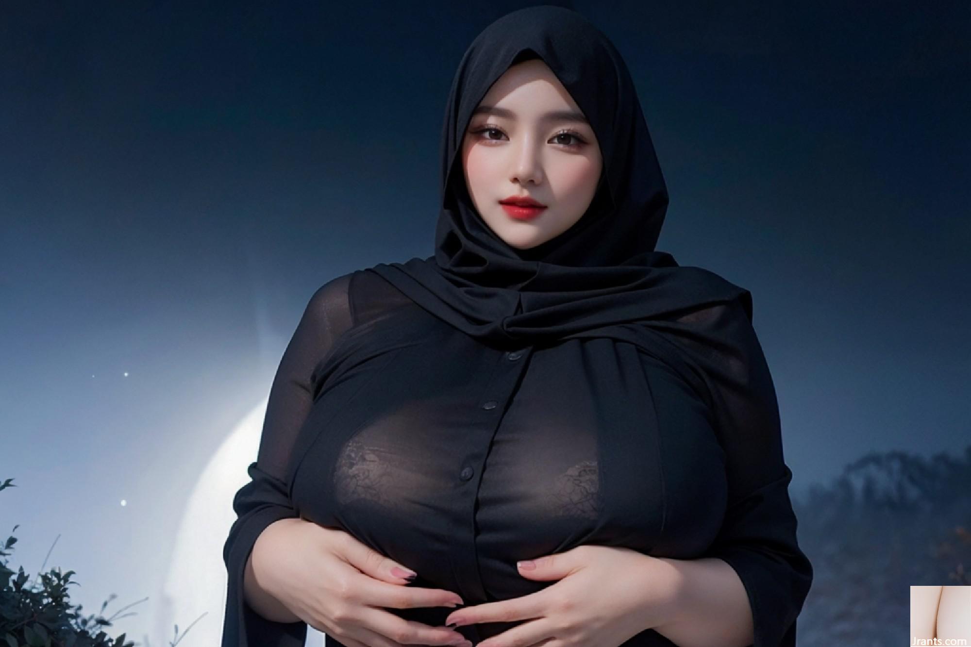 Hijab Jubah Hitam