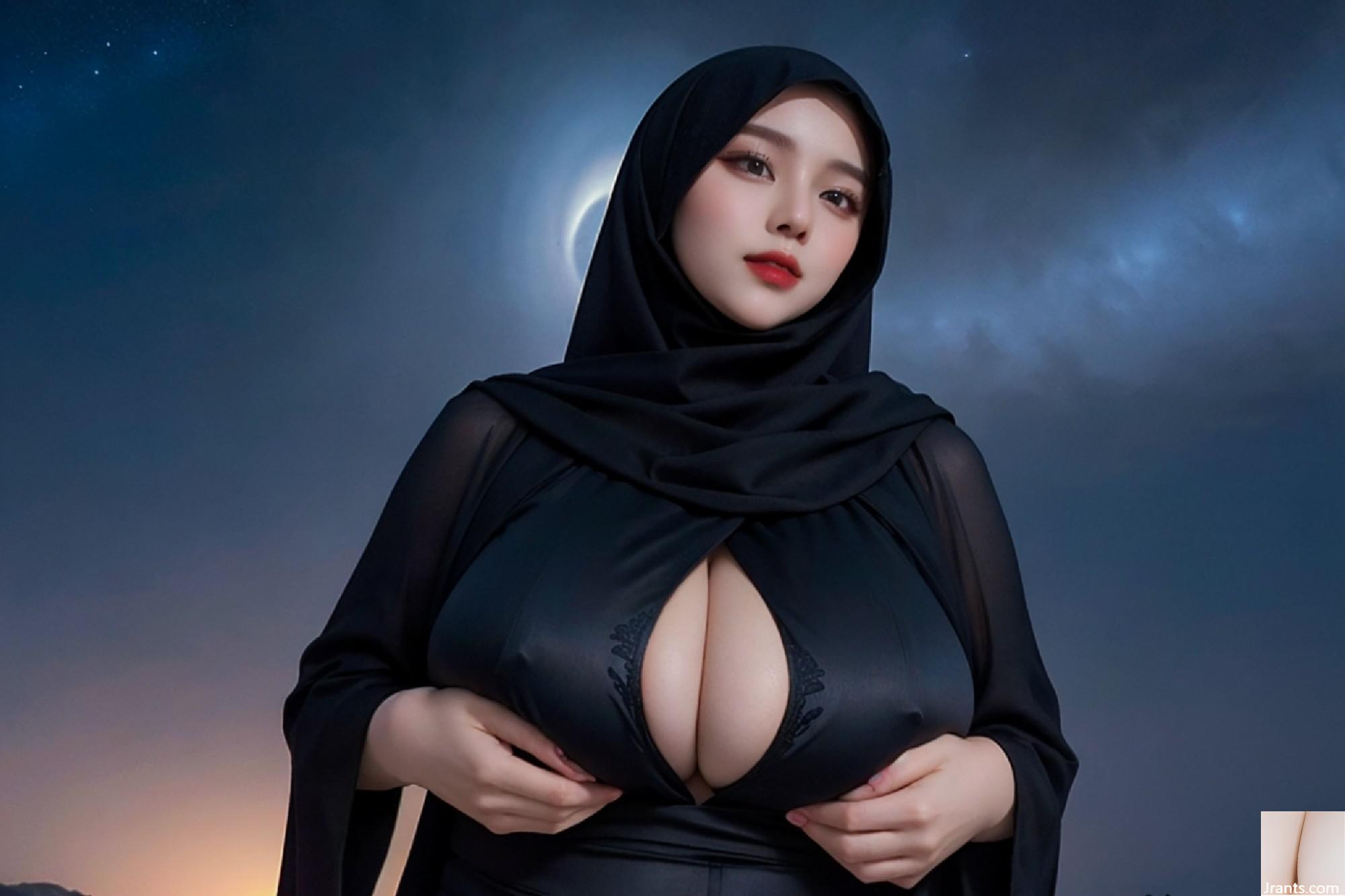 Black Robe Hijab