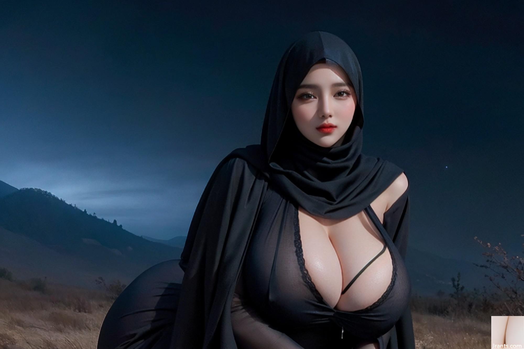 Black Robe Hijab