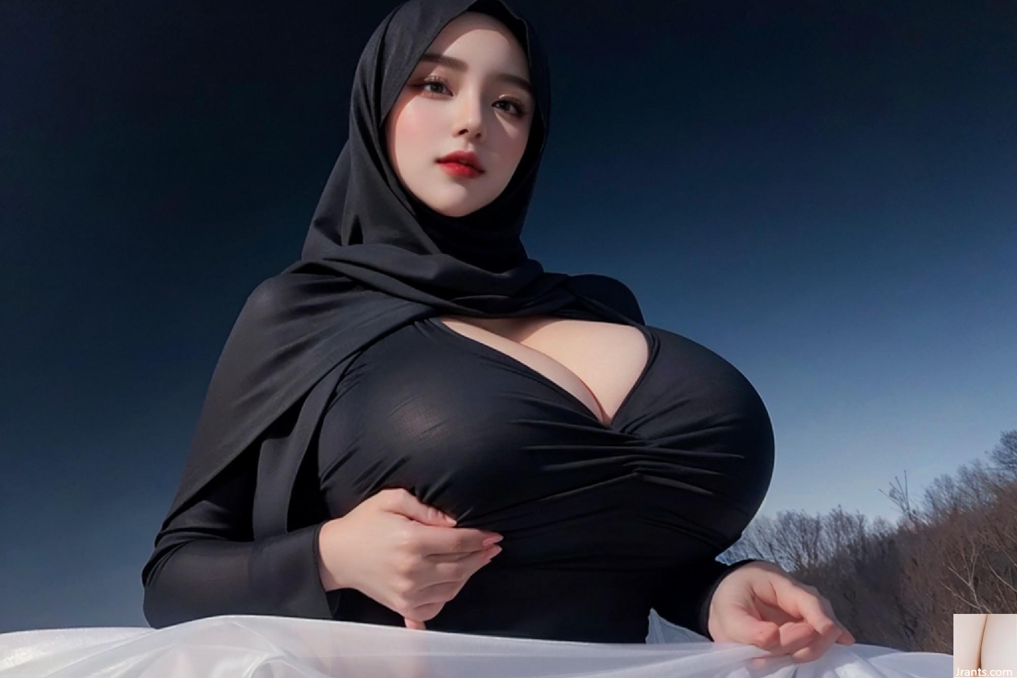 Black Robe Hijab