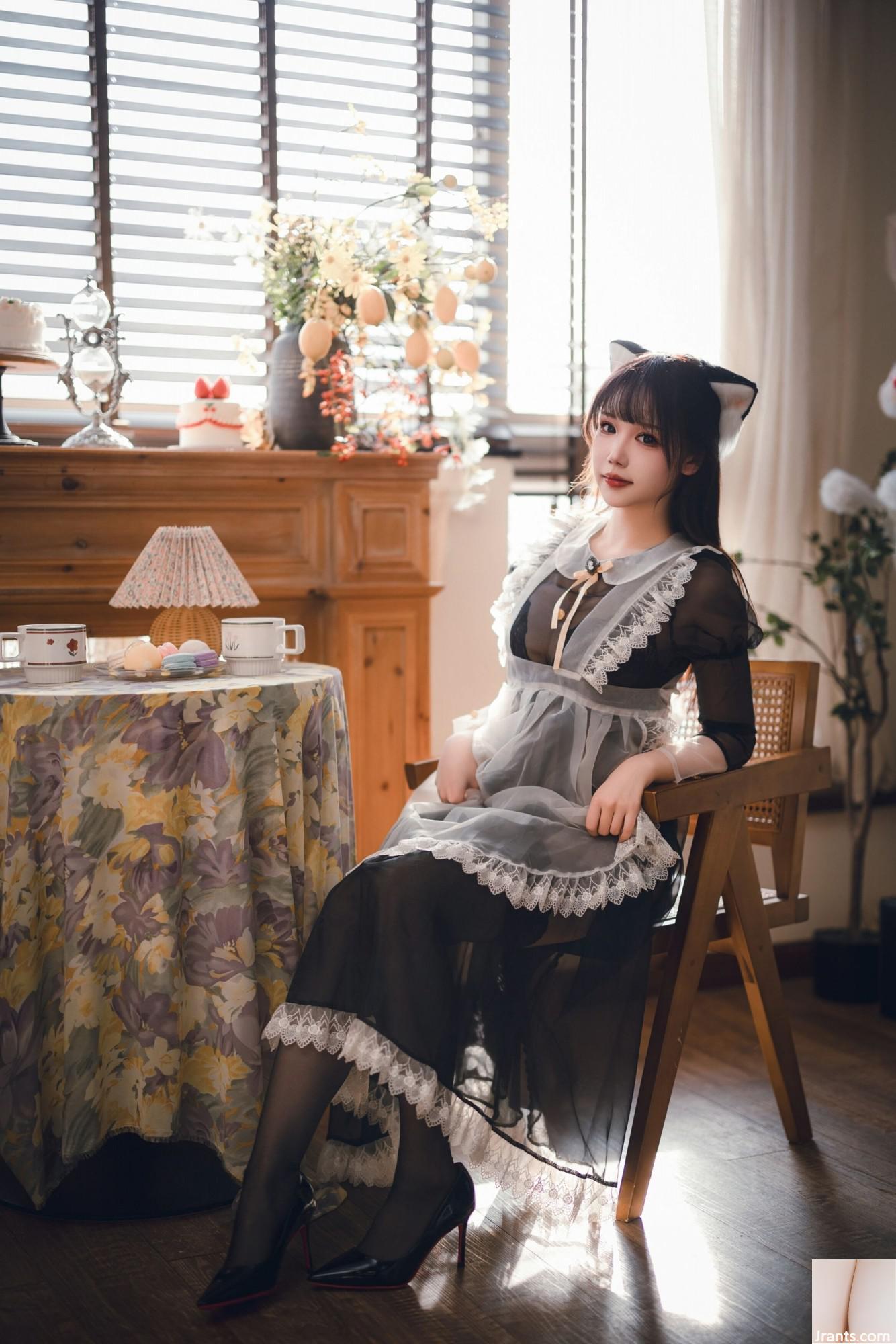 (Coleção on -line) Garota do bem -estar Xue Qing &#8220;Transparent Maid&#8221; VIP exclusivo (75p)