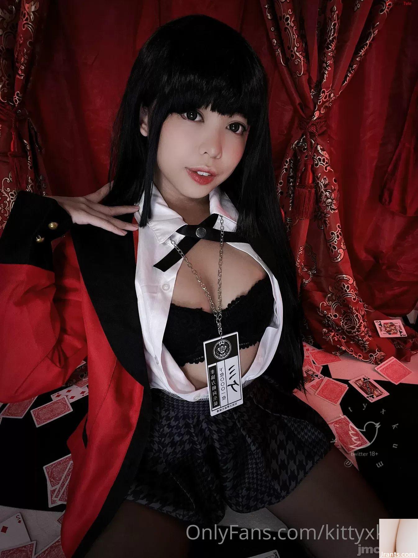 Kittyxkum cosplay Yumeko Jabami &#8211; Kakegurui (126p)