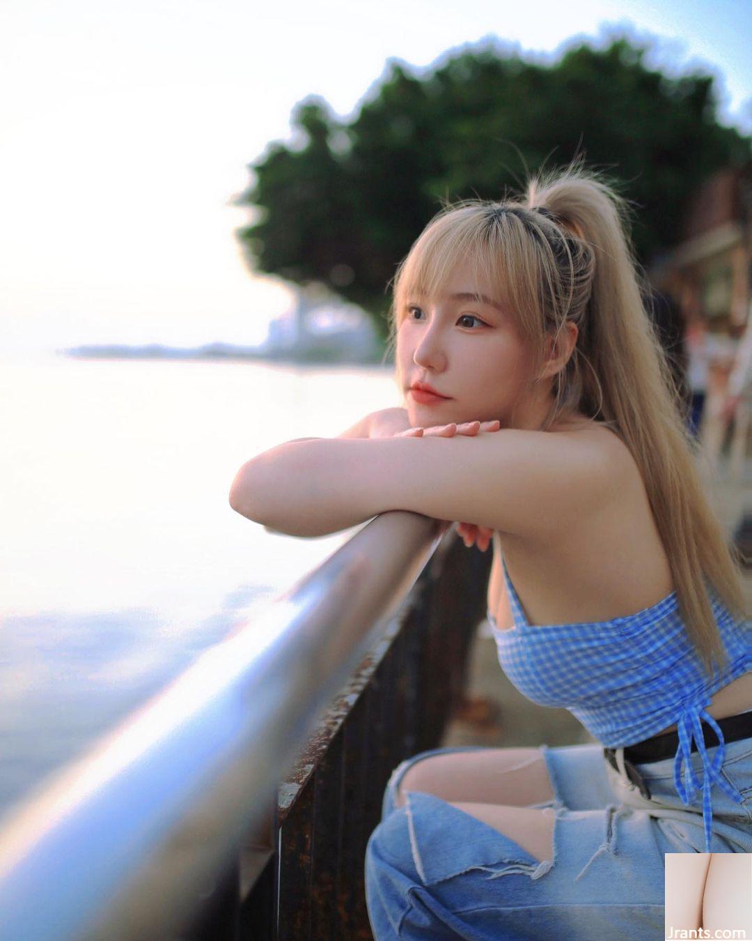 슈퍼 매혹적인 전기 눈 &#8220;yu_zhou_na_na&#8221;뜨거운 몸체 비율이 당신을 얼 렸습니다 (29p)