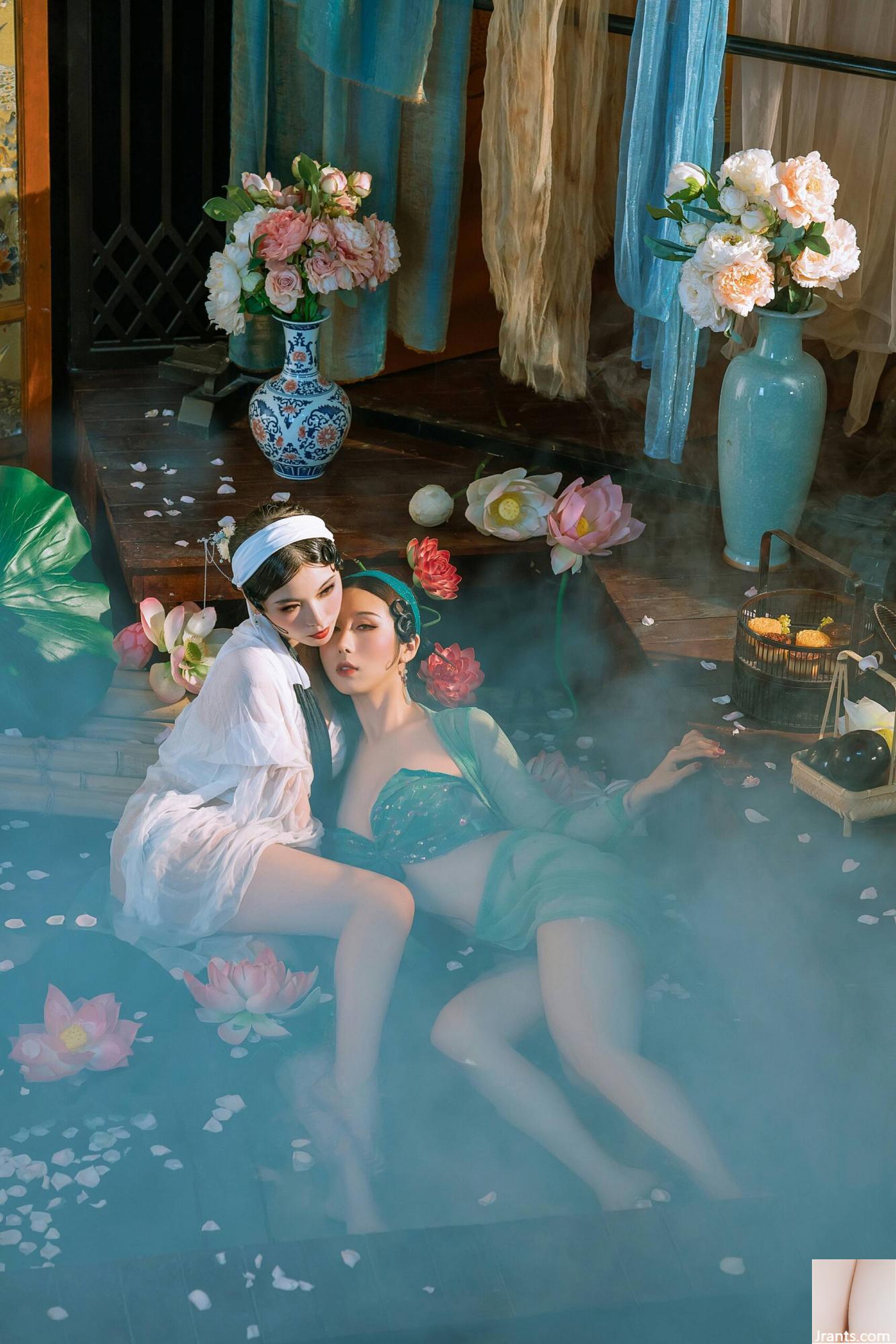 (Çevrimiçi Koleksiyon) Refah Kızlar Süt Şeftali ve kıdemli kız kardeşi Xuan Xiao &#8220;Ding Morning and Fall&#8221; VIP Exclusive (105p)