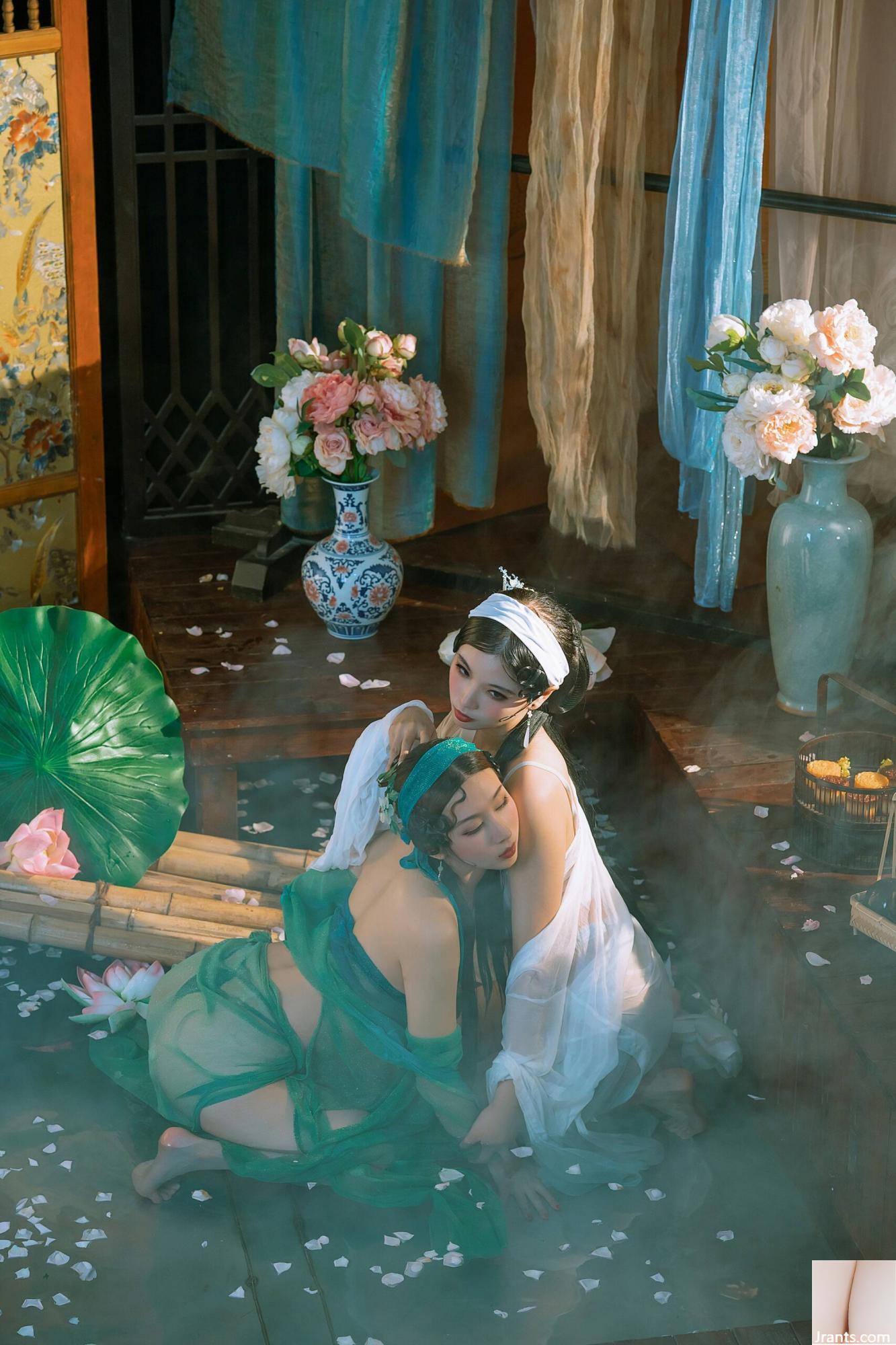 (Çevrimiçi Koleksiyon) Refah Kızlar Süt Şeftali ve kıdemli kız kardeşi Xuan Xiao &#8220;Ding Morning and Fall&#8221; VIP Exclusive (105p)