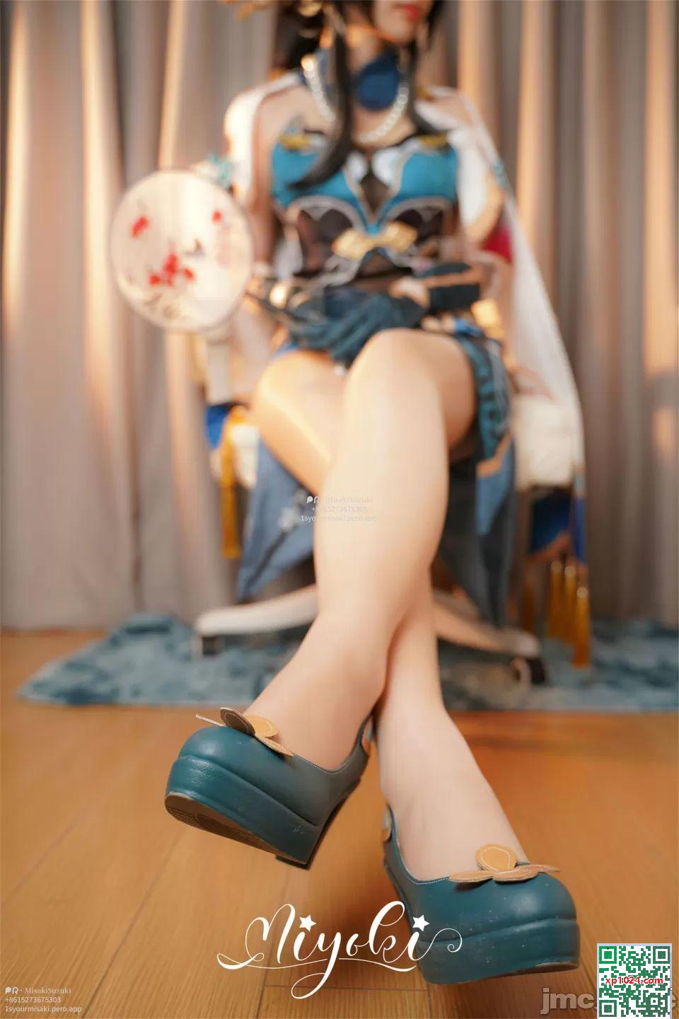 (Misaki Suzuki)) القدمين الجميلة من Ruan Mei (13p)