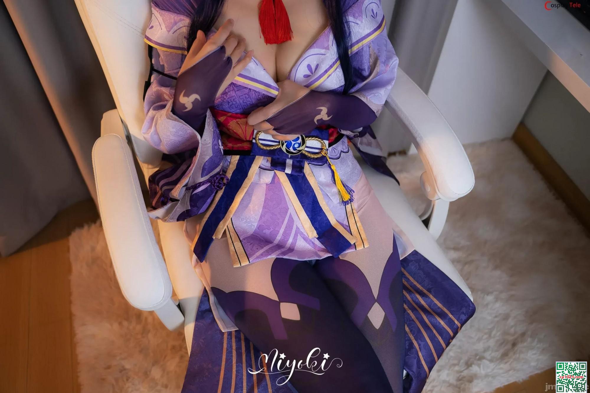 Misaki Suzuki cosplay Raiden Shogun (42p)
