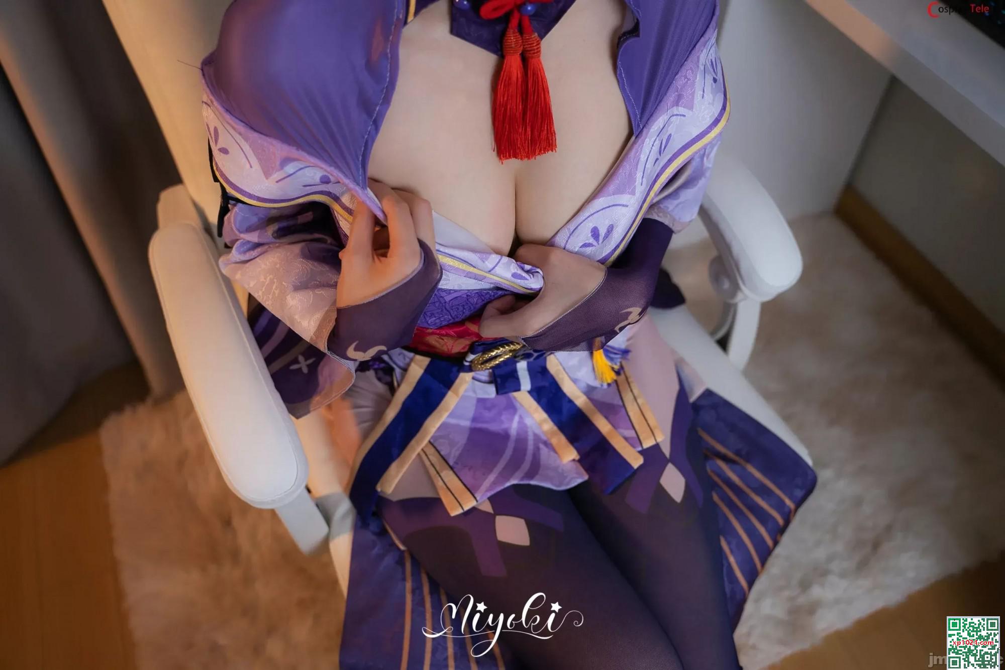 Misaki Suzuki cosplay Raiden Shogun (42p)