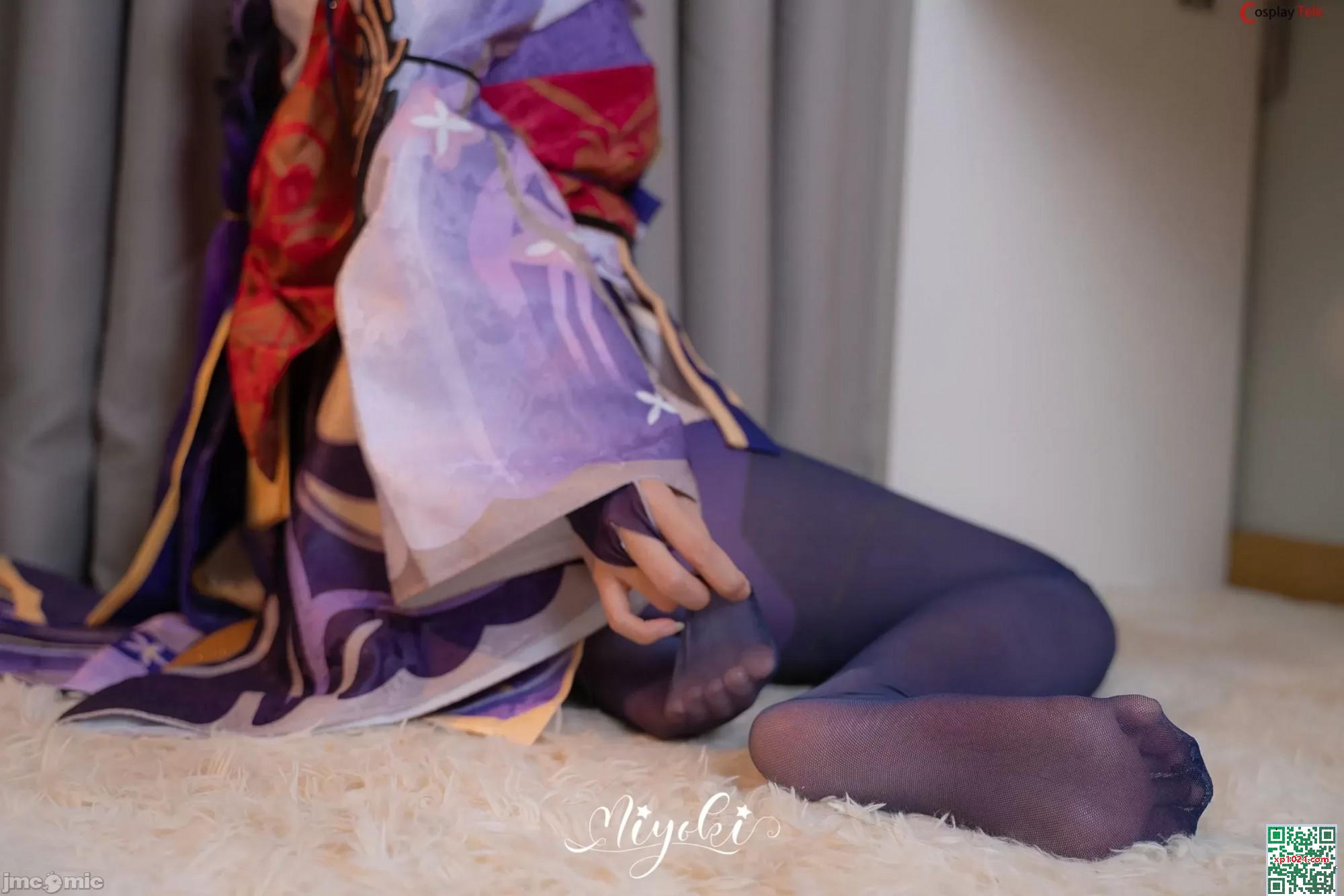 Misaki Suzuki cosplay Raiden Shogun (42p)